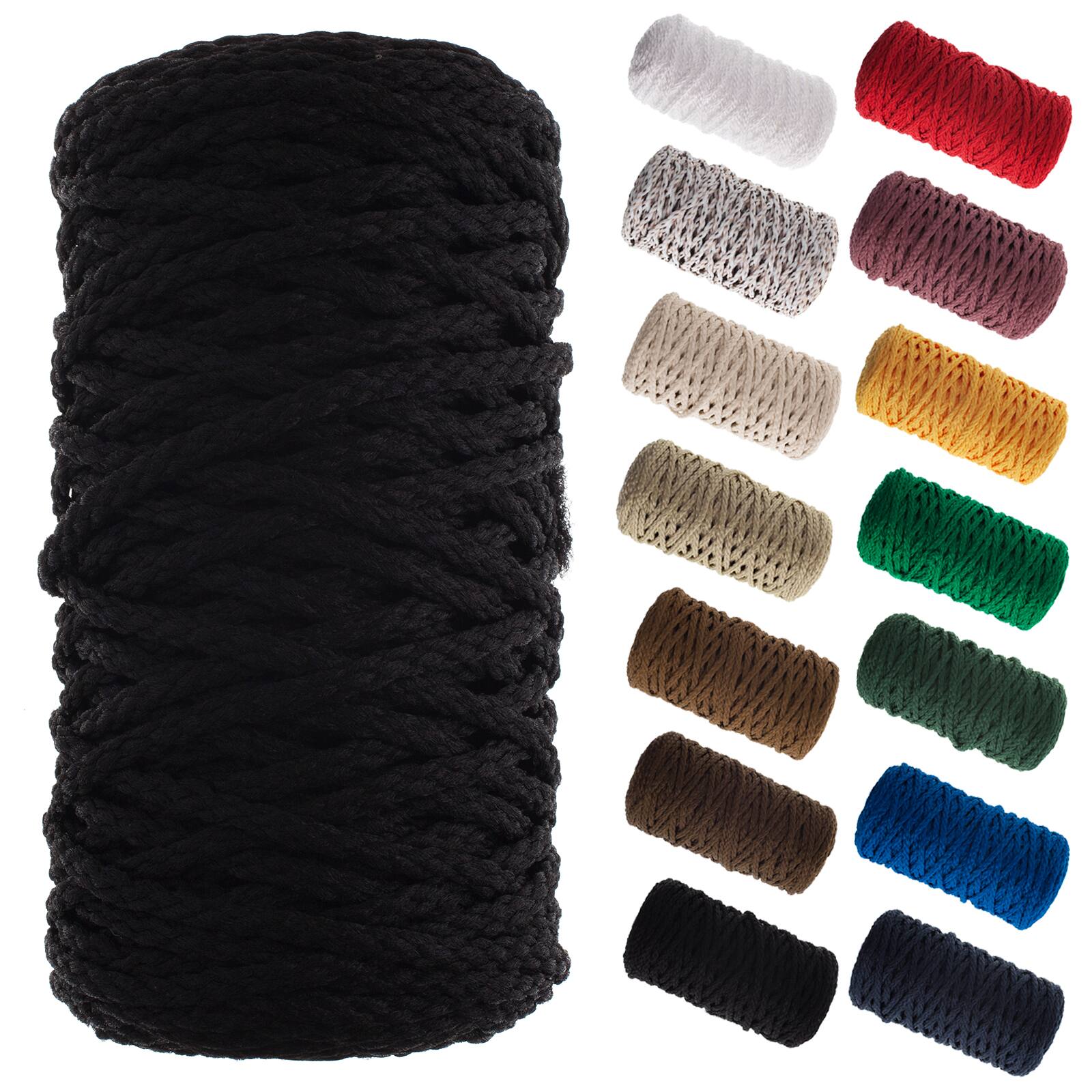 John Bead 4mm Braided Macramé Cord, 70yd.