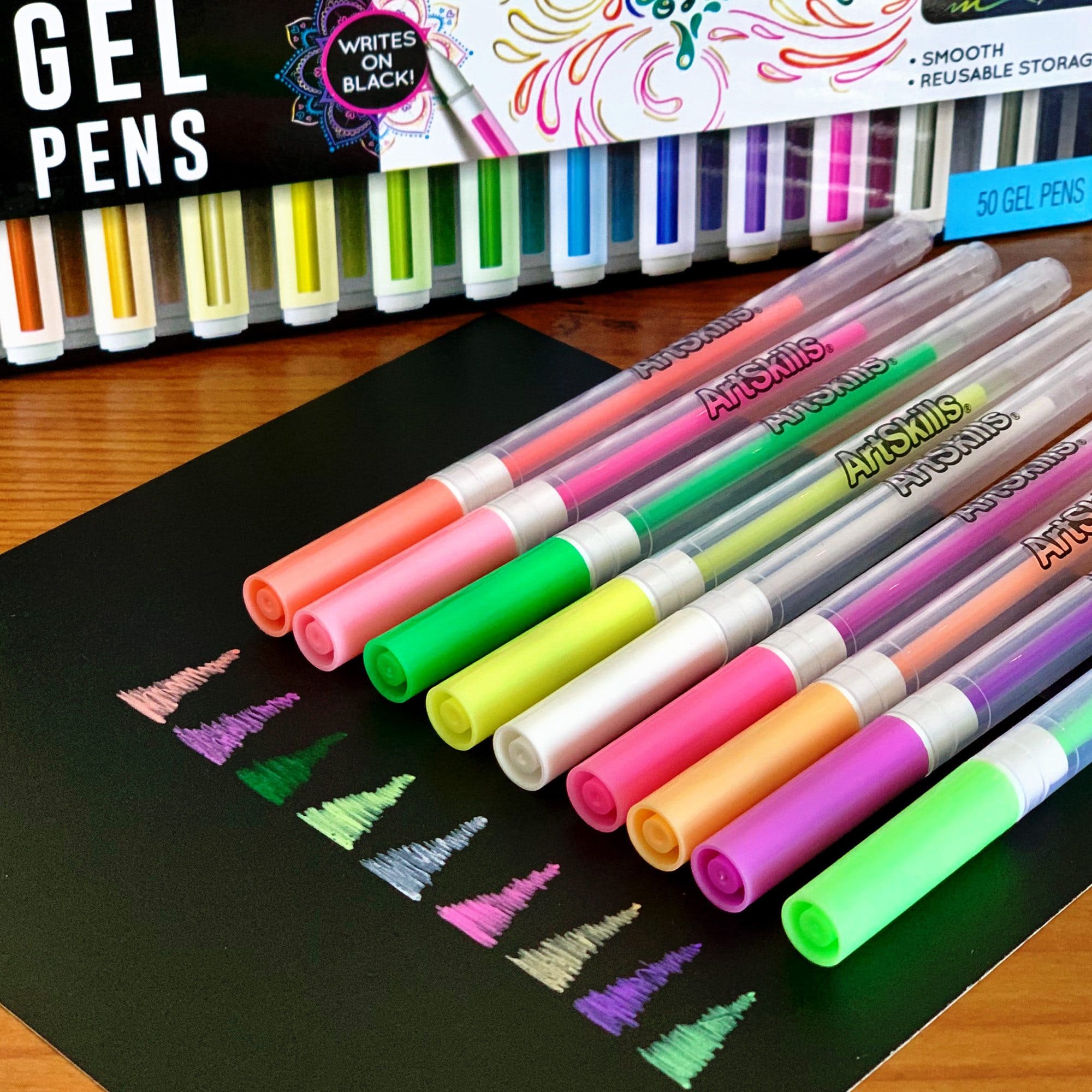 ArtSkills® 50 Colored Gel Pens for Journaling & Coloring