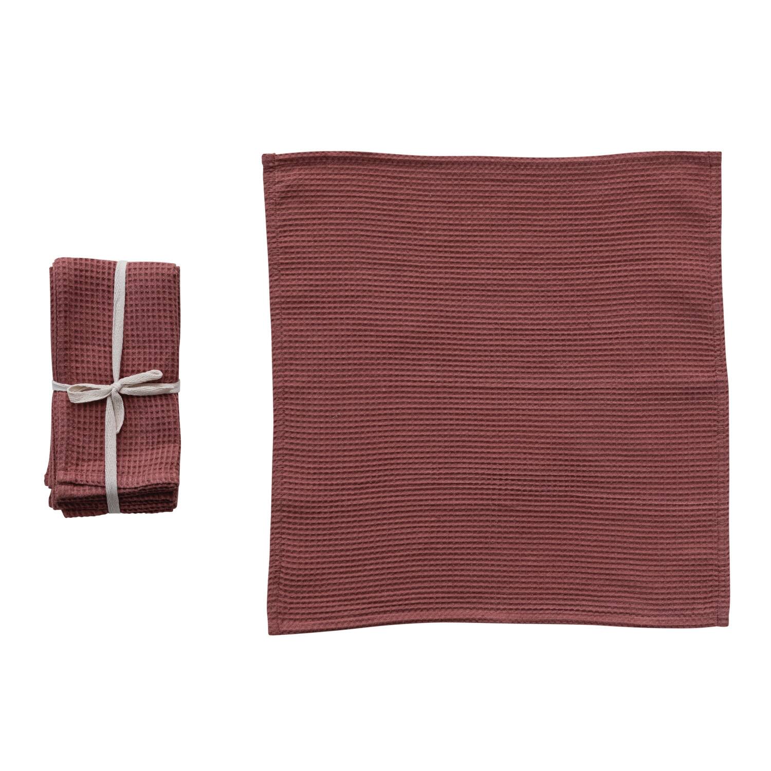 Hello Honey® Woven Linen & Cotton Waffle Dinner Napkins