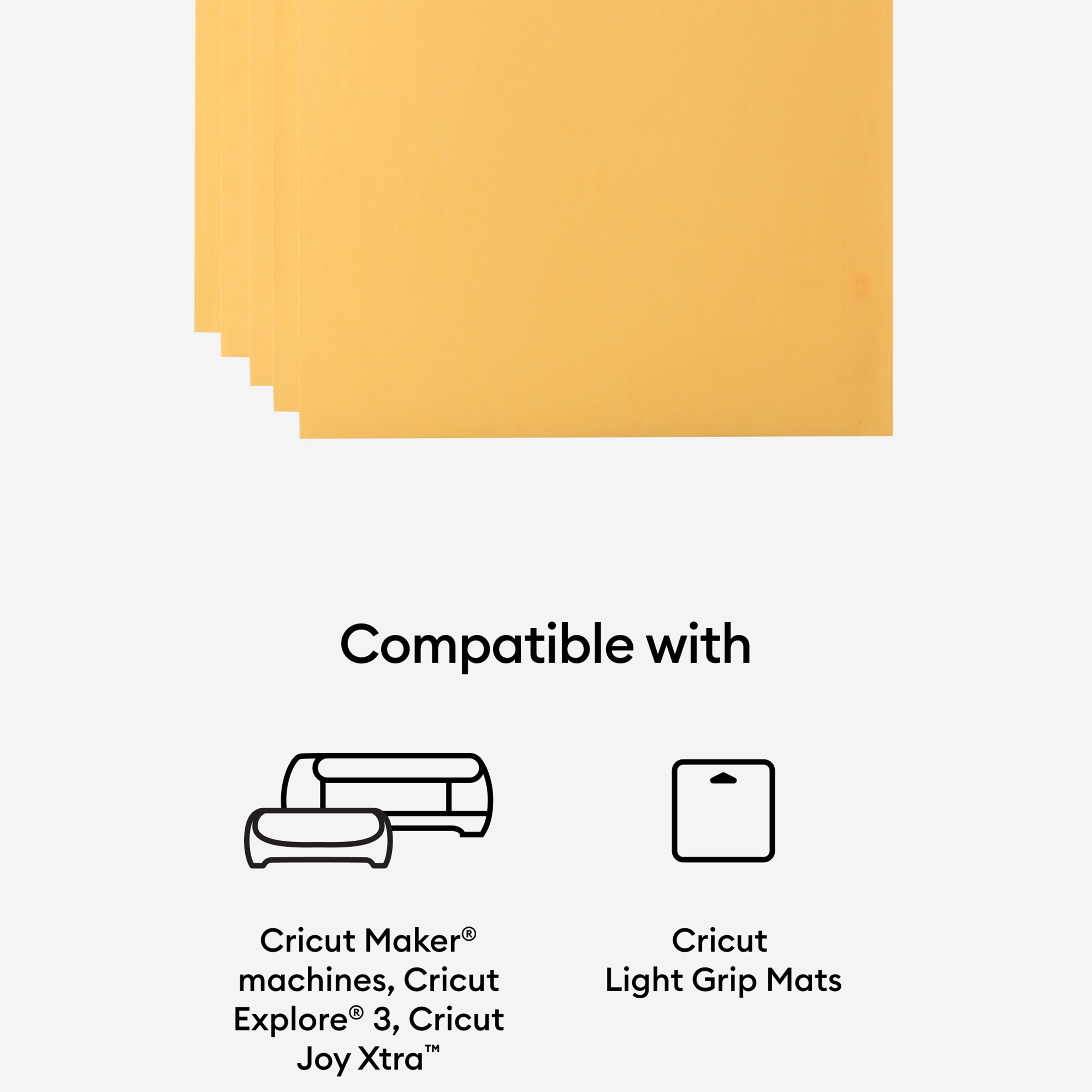 Cricut® 8.5" x 11" Gold Printable Vinyl Sheets, 10ct.