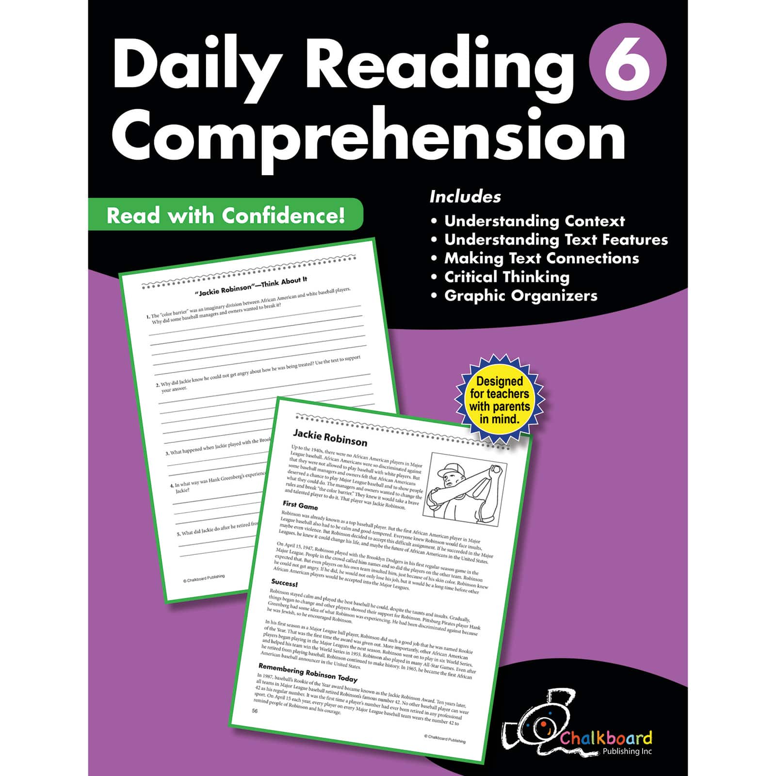 Creative Teaching Press&#xAE; Daily Reading Comprehension Workbook, Grade 6