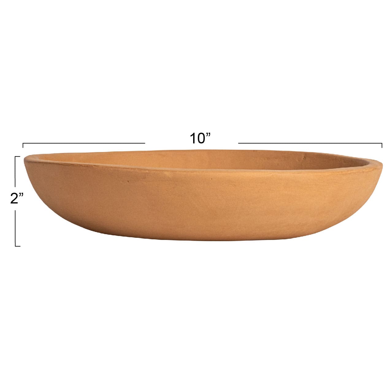 Hello Honey® 10" Orange Terracotta Bowl