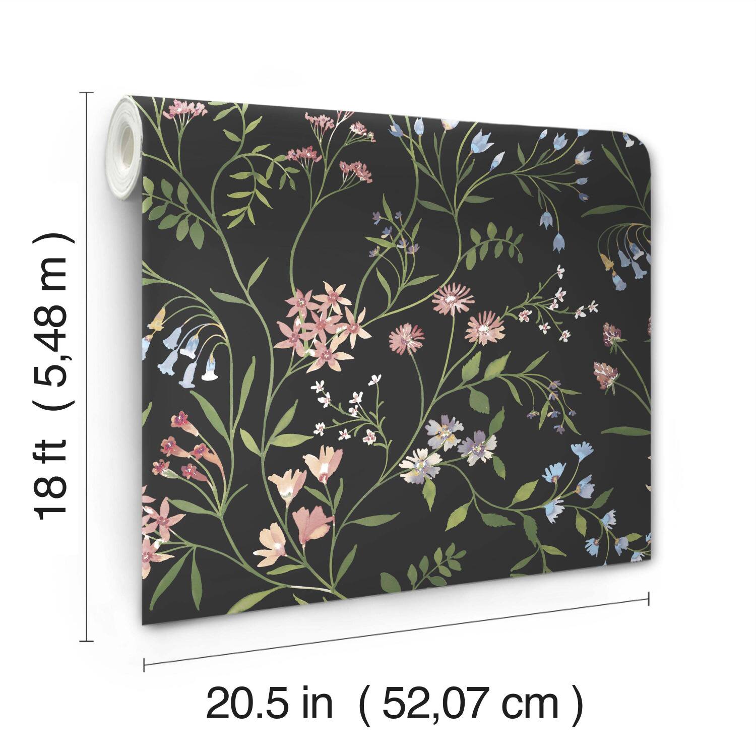 RoomMates Meadow Mix Peel &#x26; Stick Wallpaper