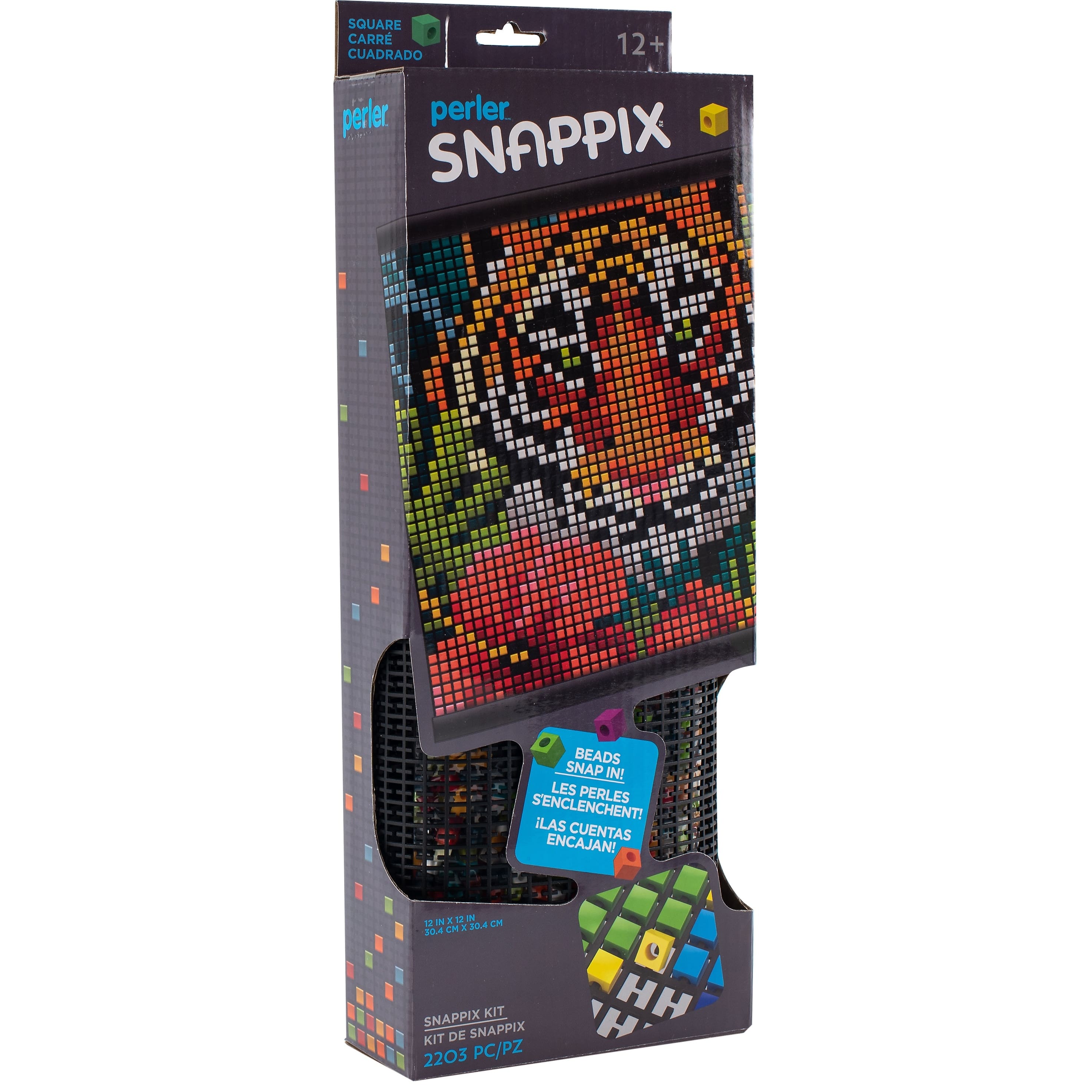 Perler&#x2122; Snappix&#x2122; Jungle Tiger Fuse Beads Craft Kit