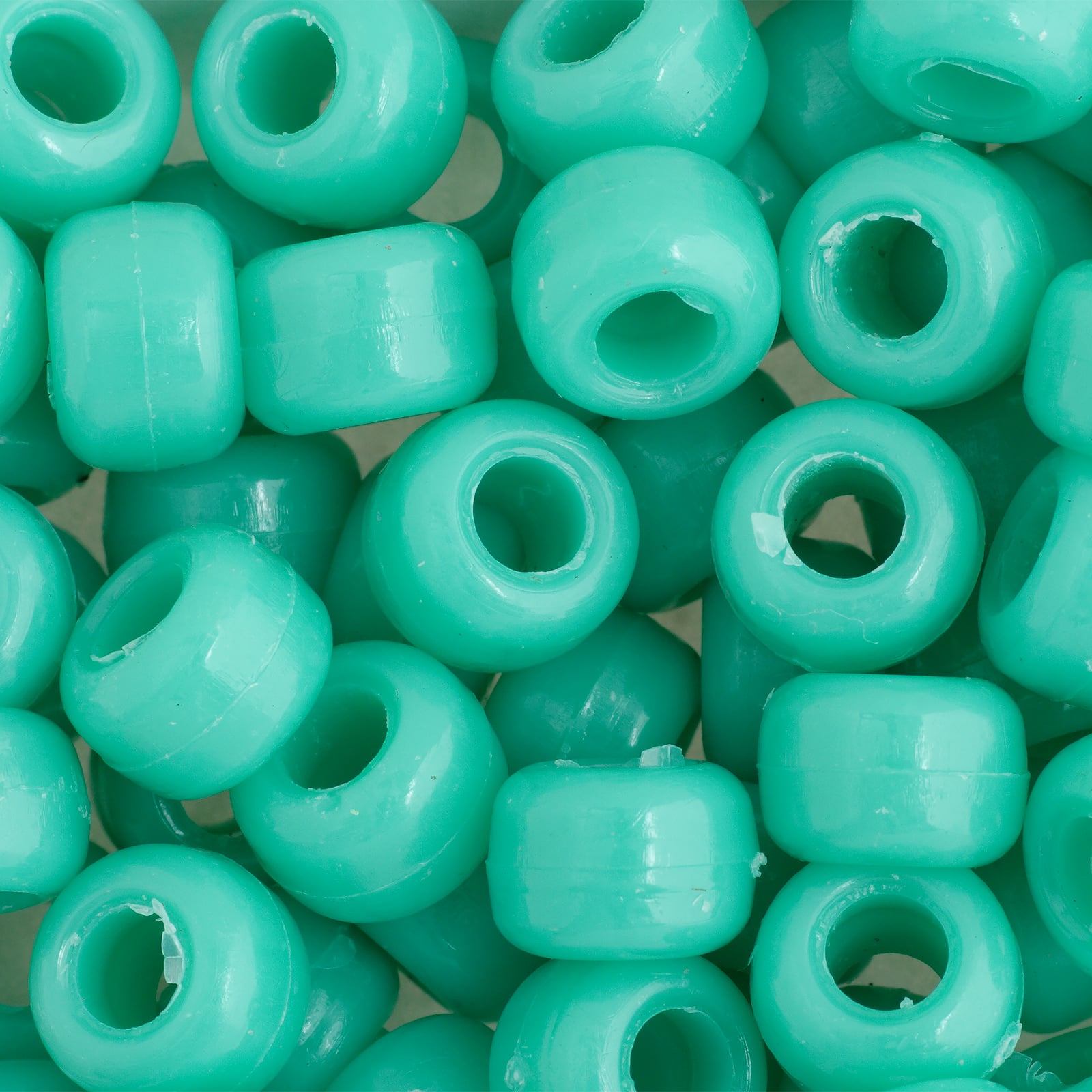John Bead 9mm Opaque Plastic Pony Beads, 1,000ct.