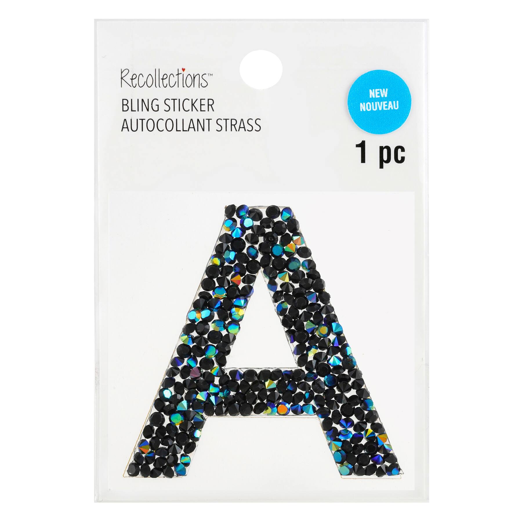 Black AB Letter Bling Sticker by Recollections®