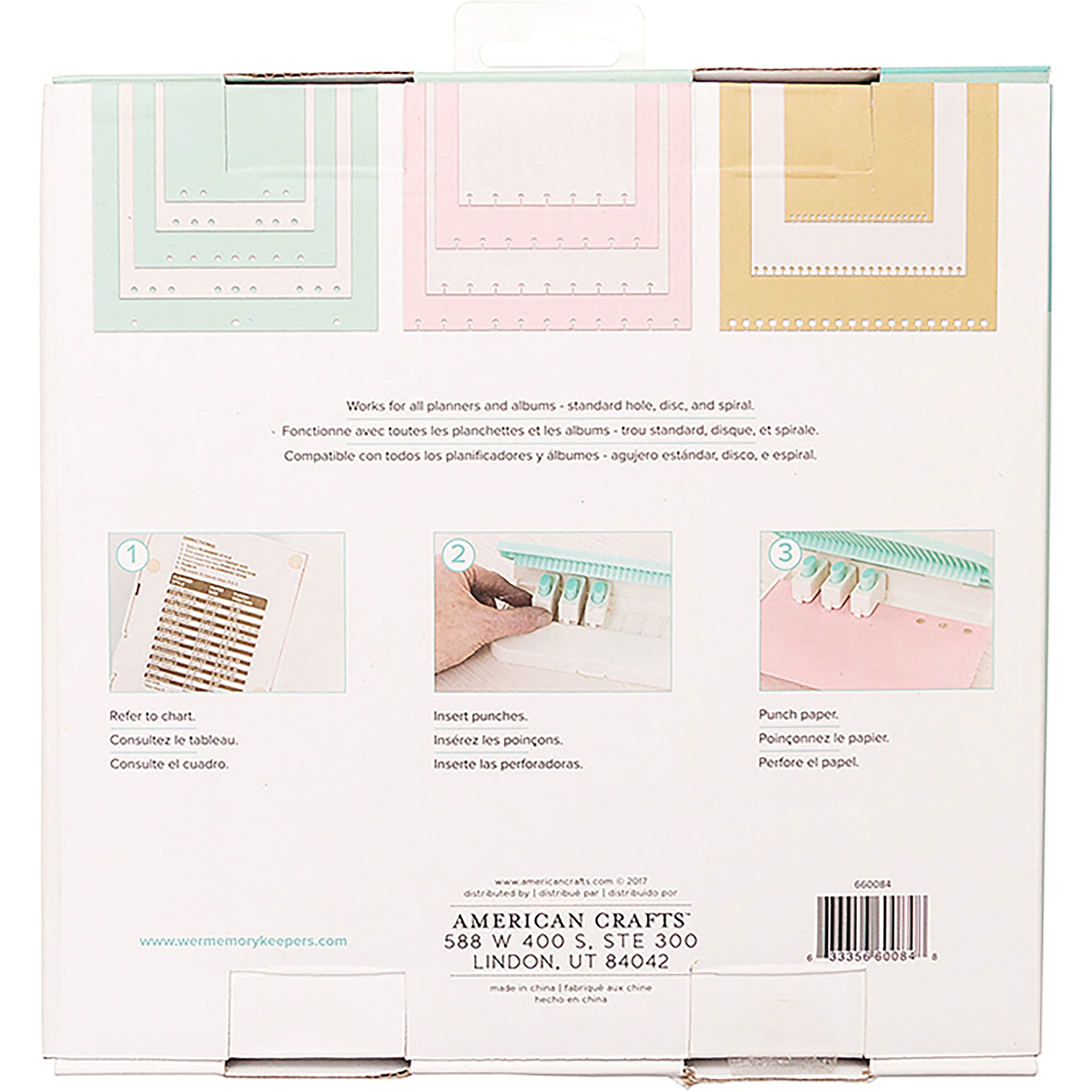 Craft Tools Planner Punch Board Tab Punch Board Frame Punch -  Denmark