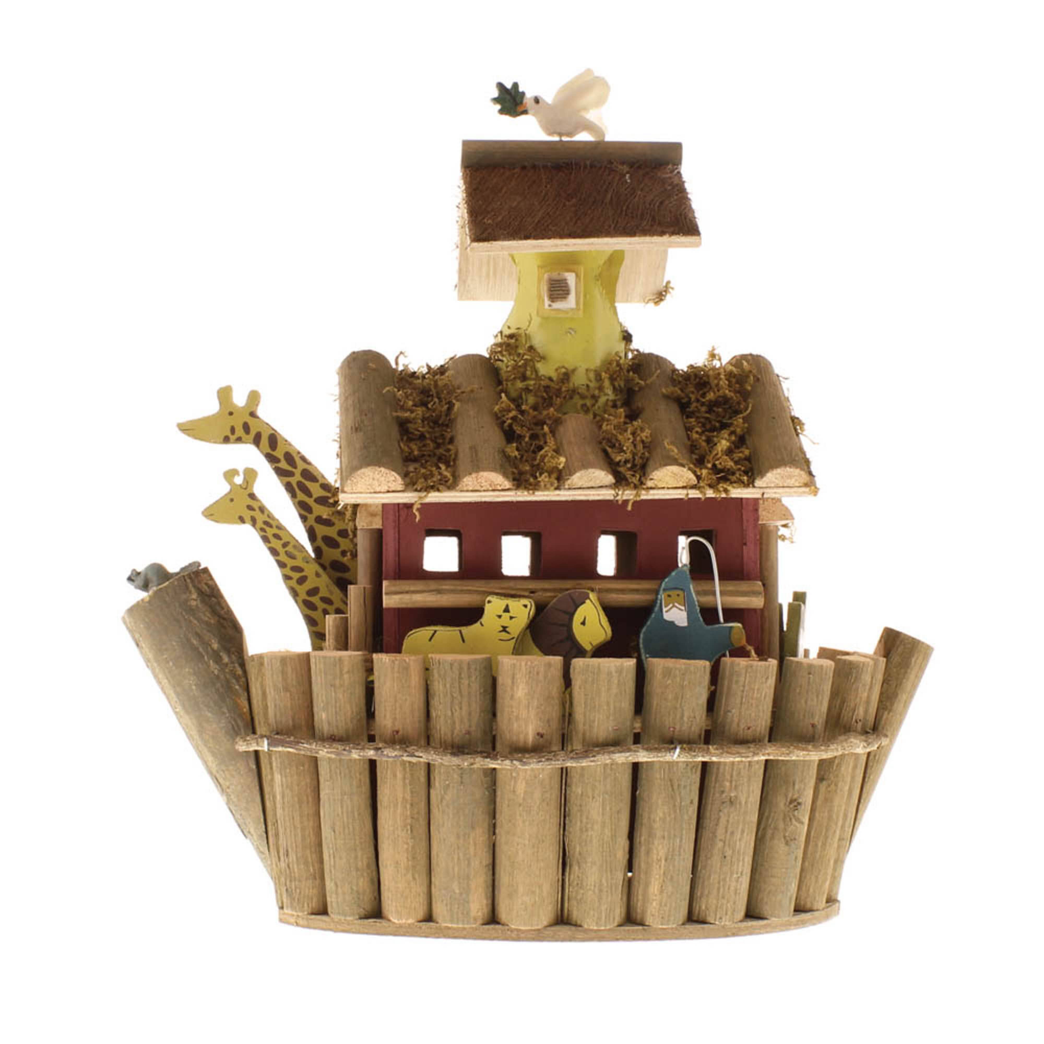 12.5&#x22; Noah&#x27;s Ark Birdhouse