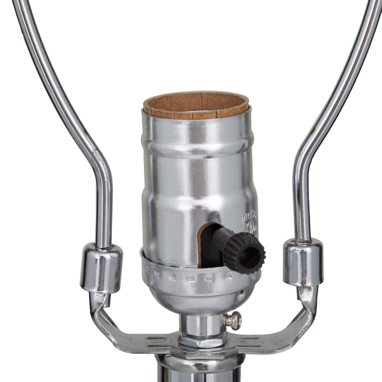 White Marble Thick Stand Table Lamp with Drum Shade 15" x 15" x 26"