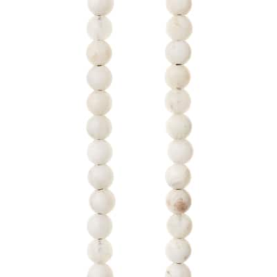 White Moonstone Round Beads, 8mm by Bead Landing™ image