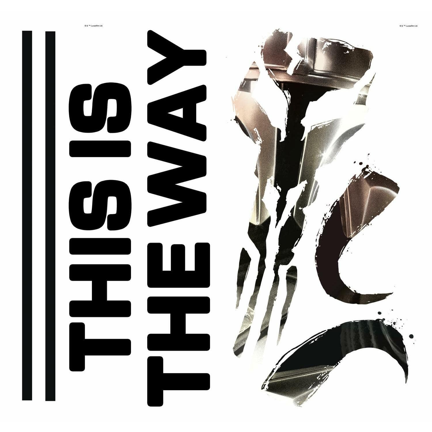 RoomMates Star Wars The Mandalorian This Is The Way Peel &#x26; Stick Wall Decals