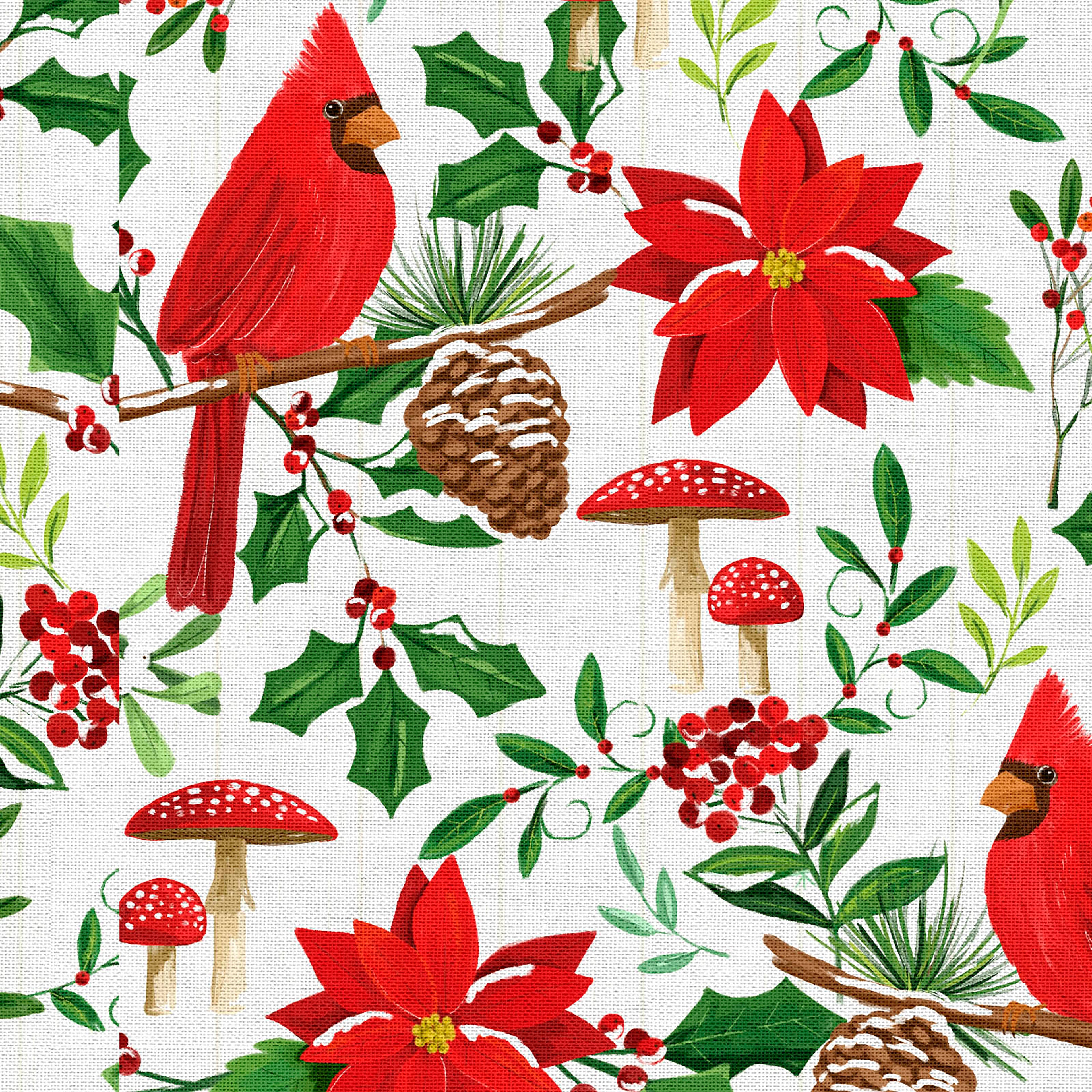 Fabric Editions Cardinals Cotton Fabric