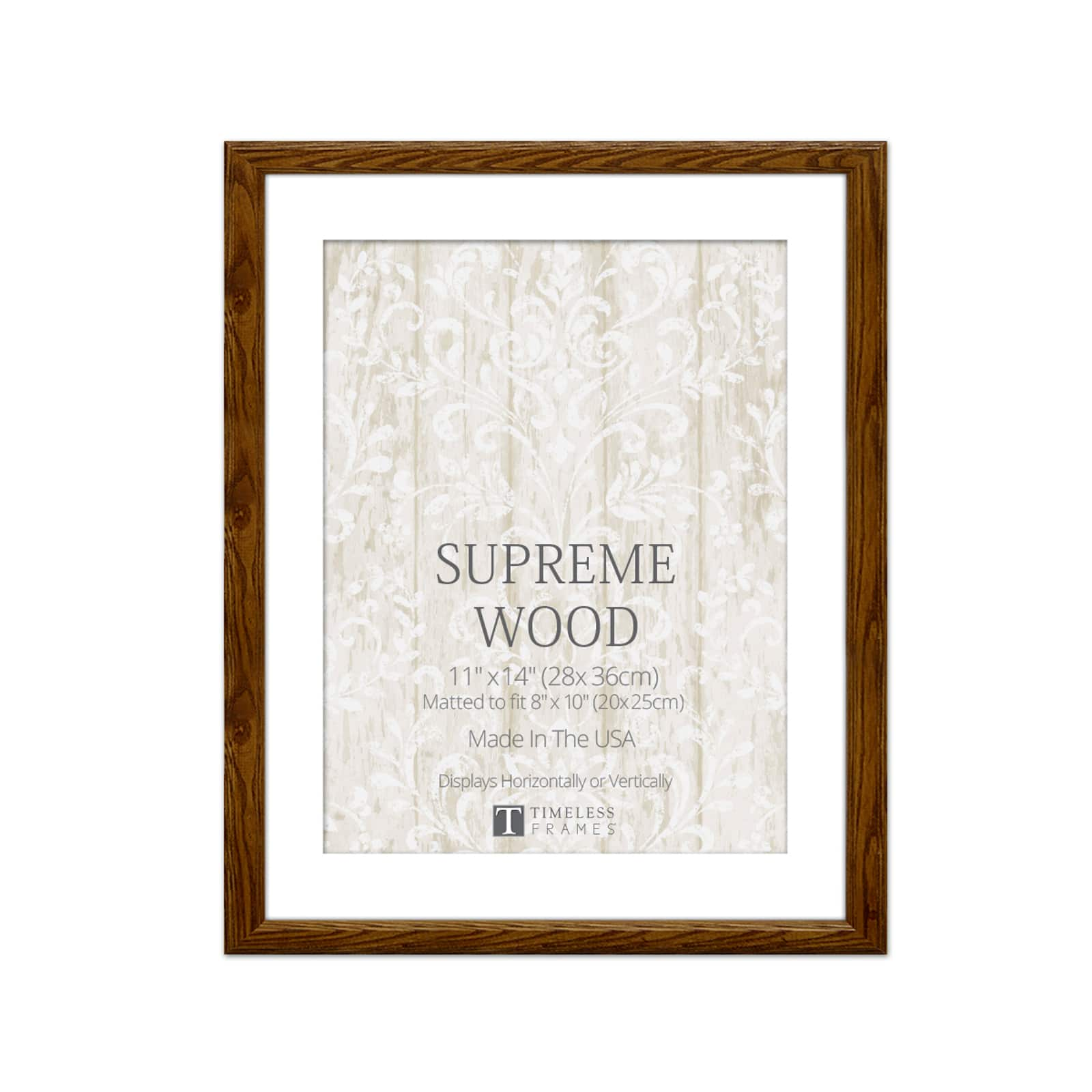 Timeless Frames® Supreme Honey Wood Frame With Mat | Michaels