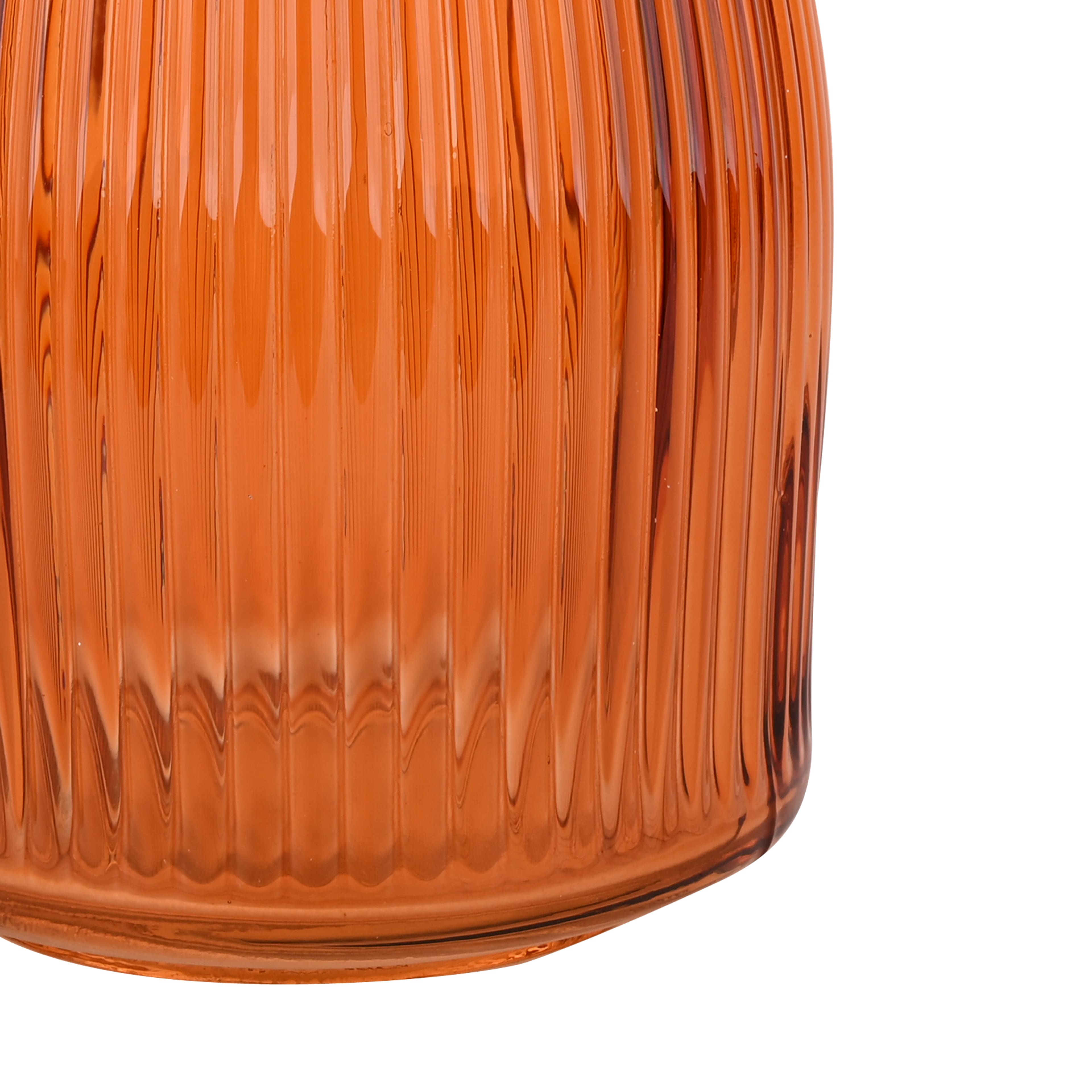 7&#x22; Ribbed Glass Vase by Ashland&#xAE;