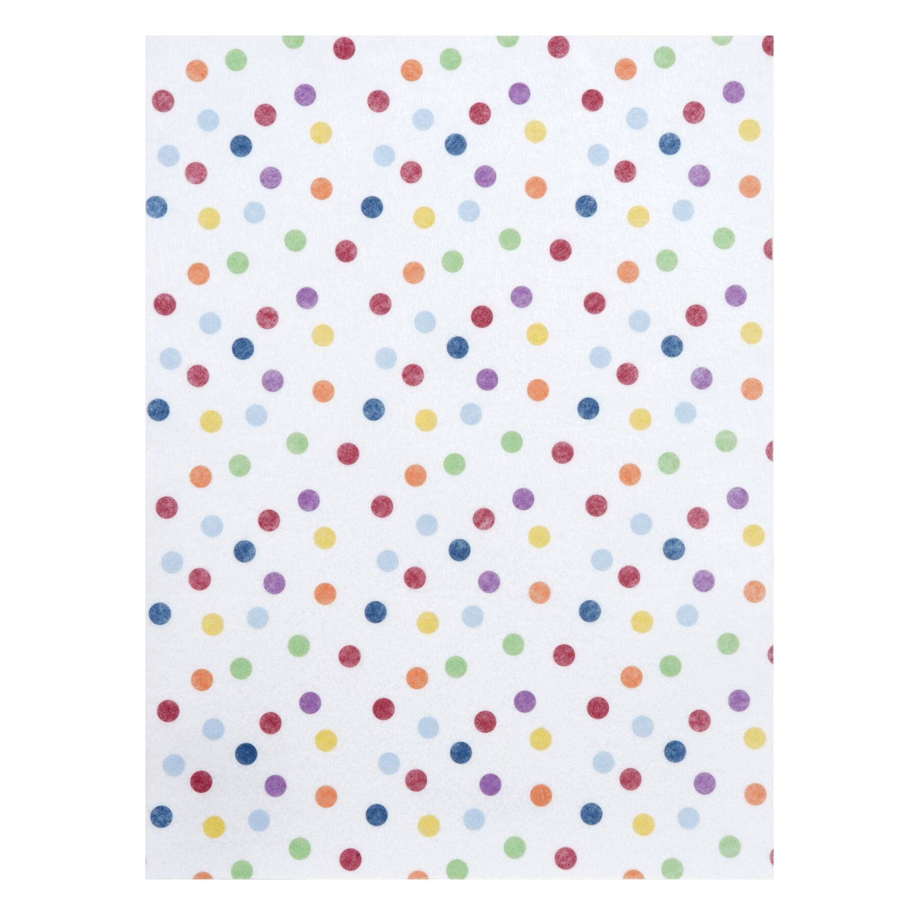 9" x 12" Polka Dot Felt by Creatology™