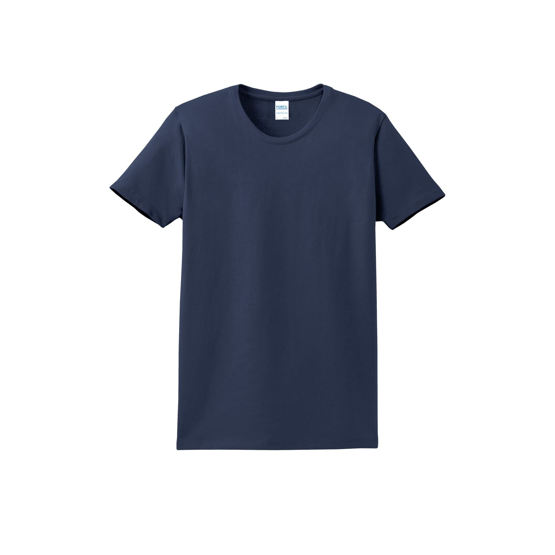 Port & Company® Colors Ladies Essential T-Shirt in Navy Blue | 3XL | Michaels®