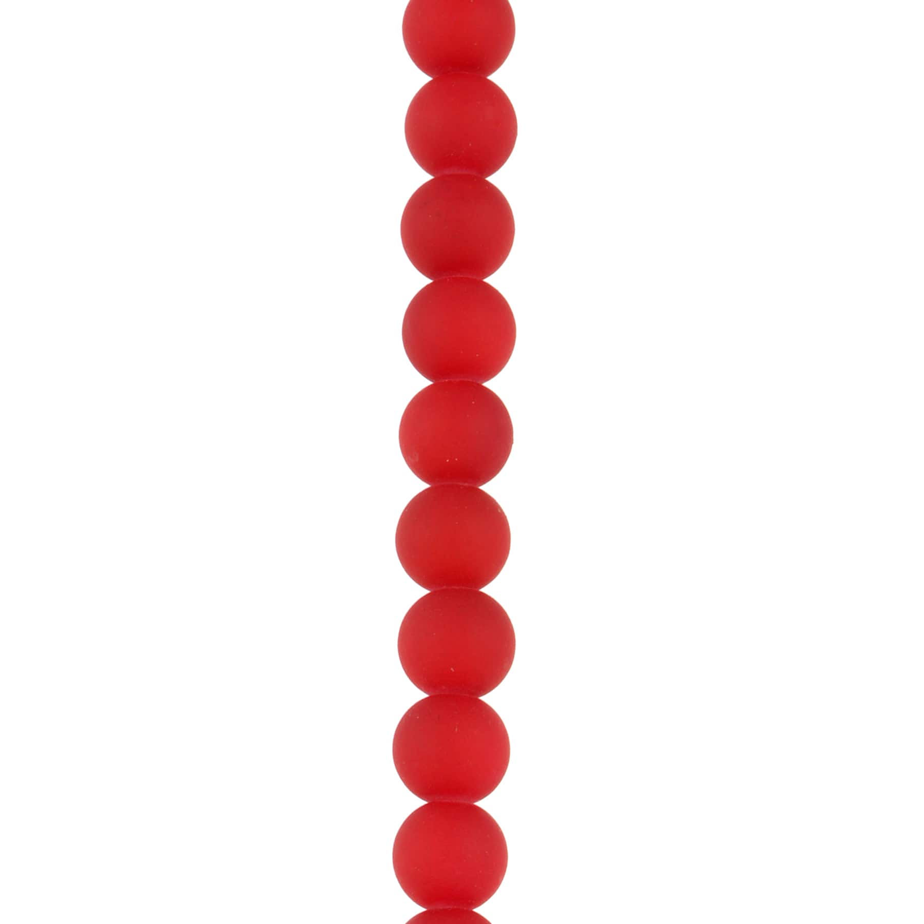 12 Pack: Red Round Glass Beads, 9mm by Bead Landing™