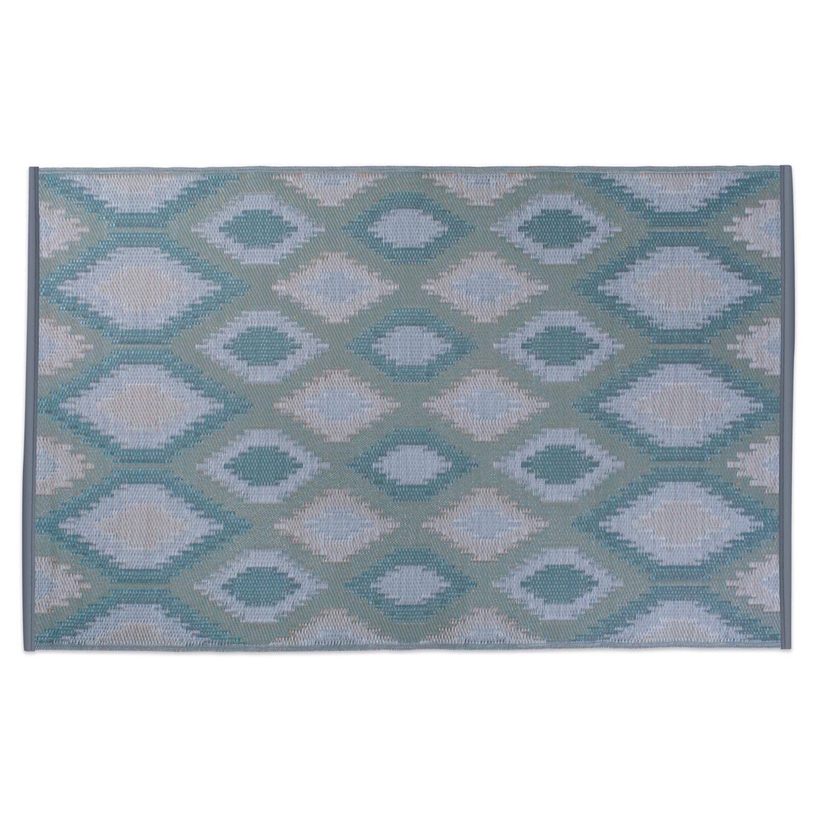 DII&#xAE; Green Ikat Outdoor Rug, 4ft. x 6ft.