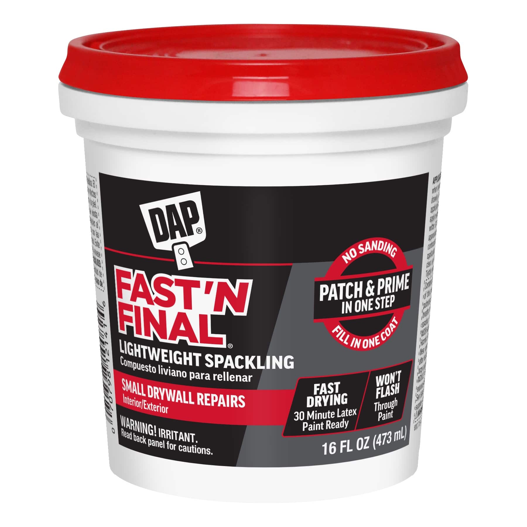 DAP&#xAE; Fast &#x27;N Final&#xAE; 16oz. Lightweight Spackling