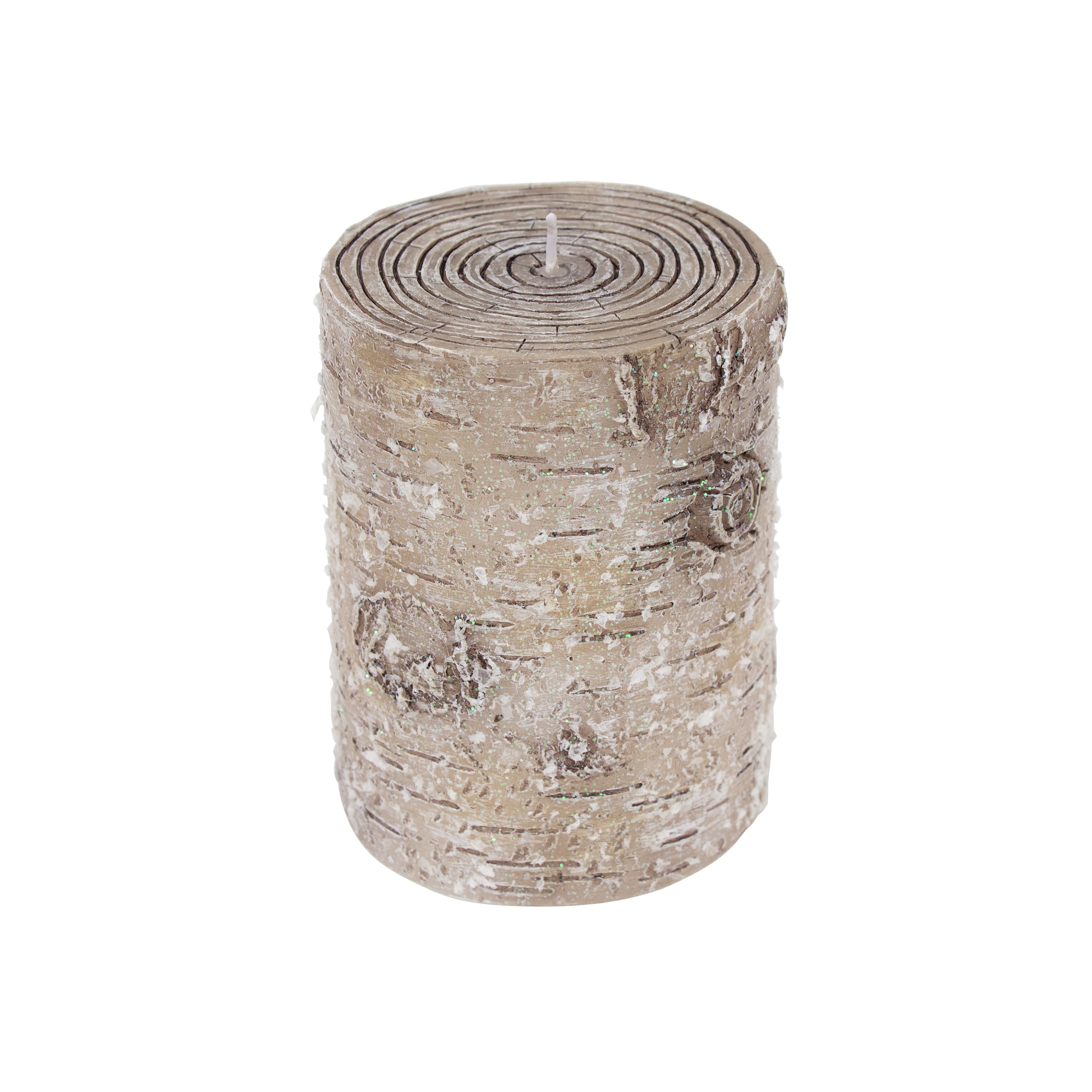 Faux Birch Pillar Candle by Ashland&#xAE;