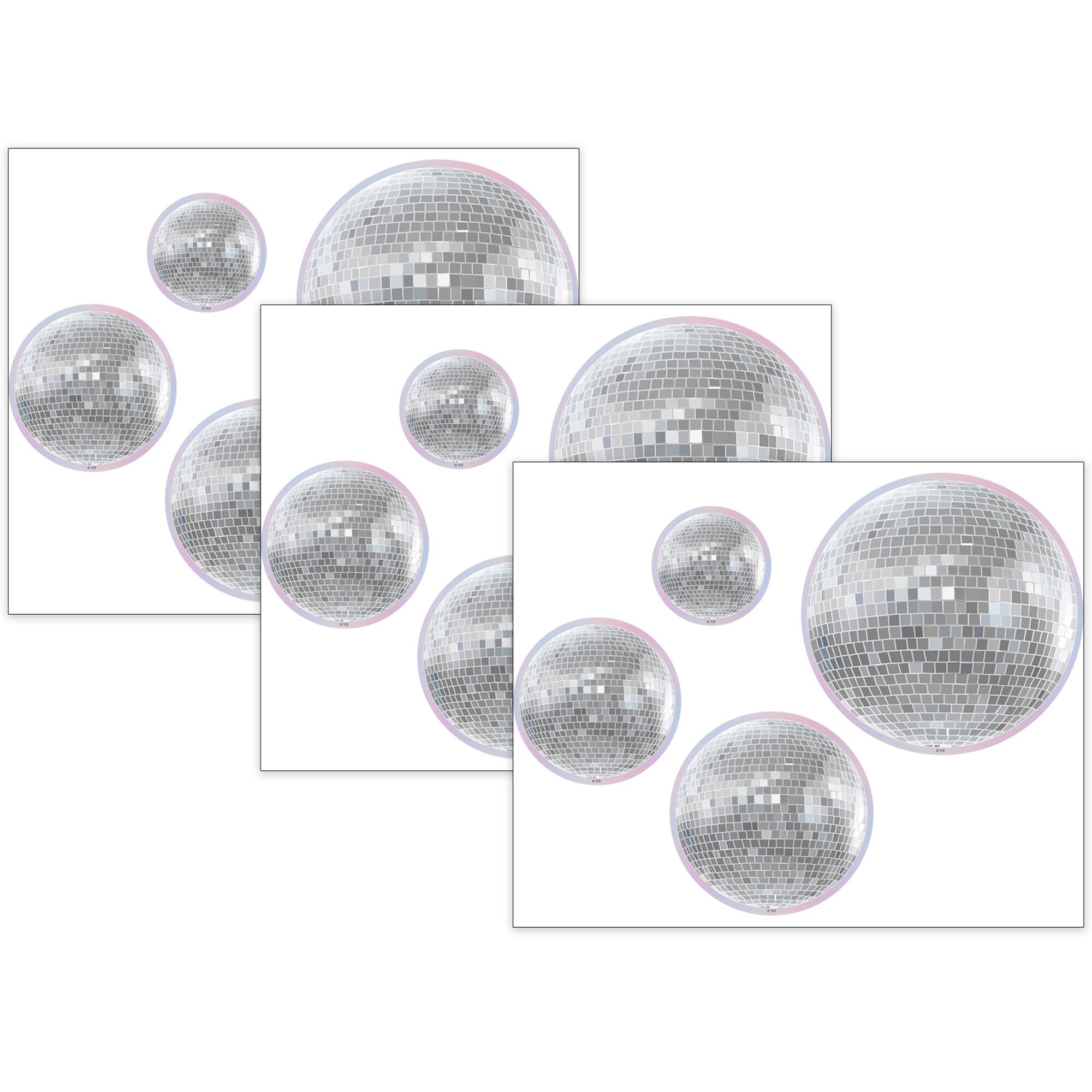 Teacher Created Resources® Disco Balls Assorted Sizes Accents, 3 Packs of 60