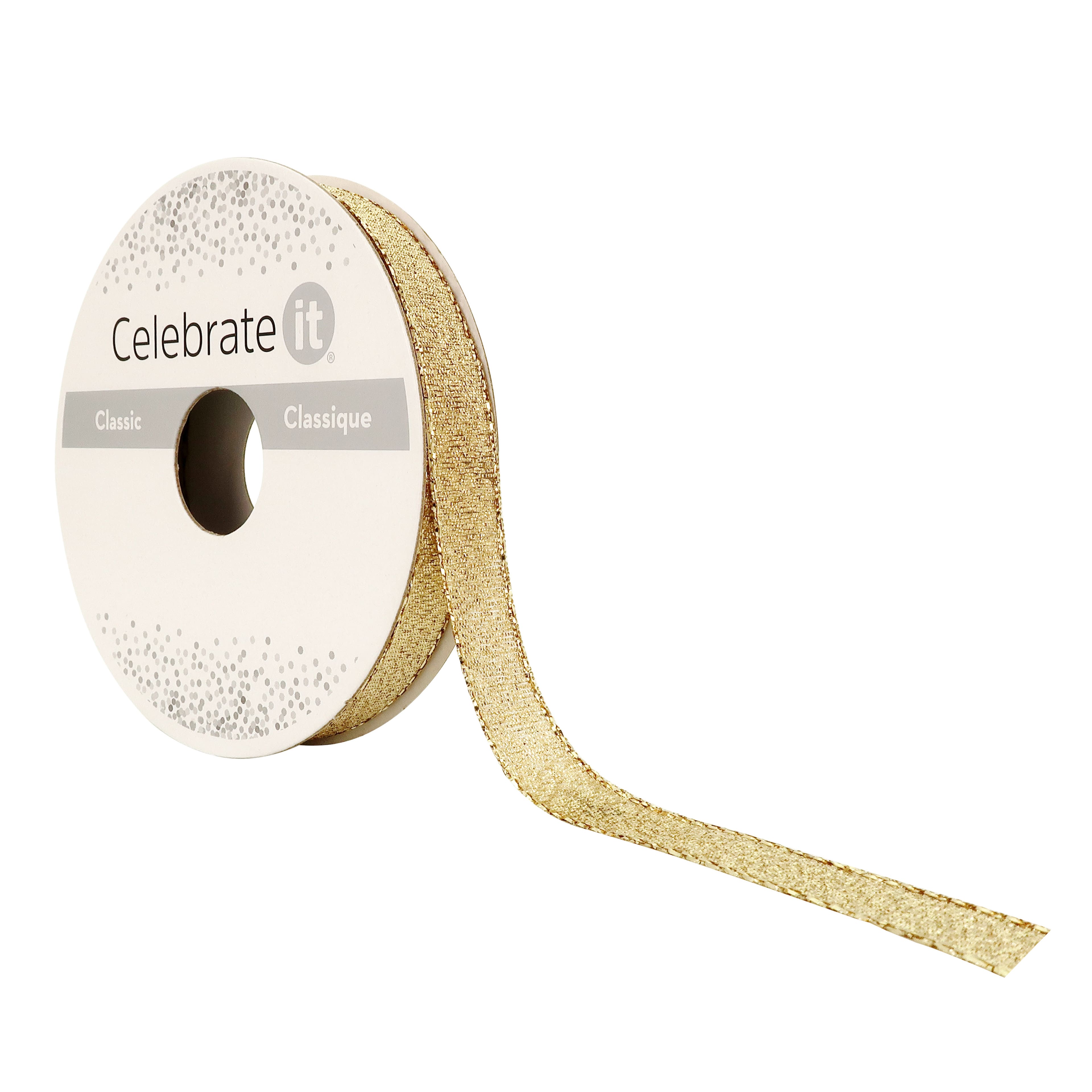 3/8'' x 7yd. Sheer Iridescent Ribbon by Celebrate It®