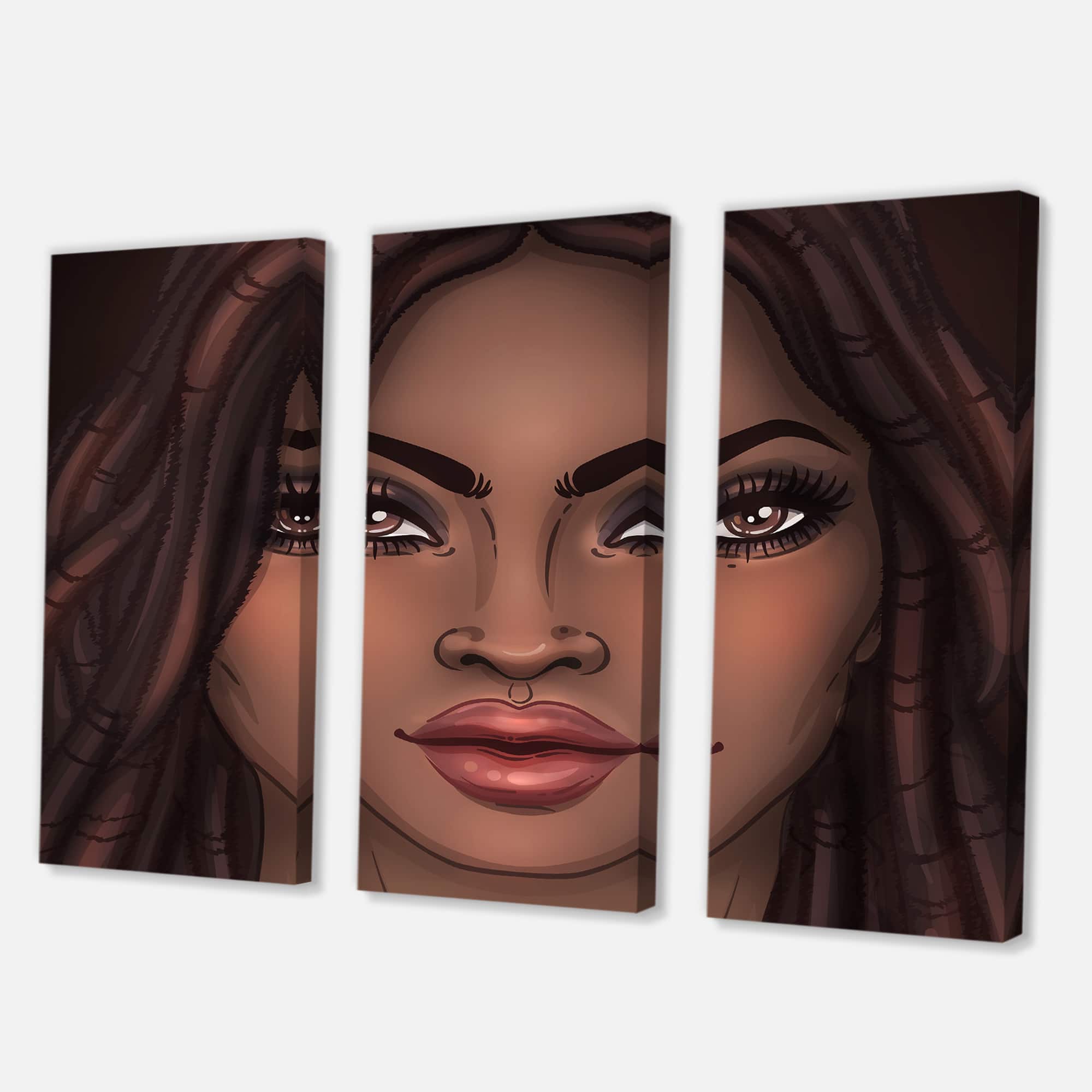 Designart - Portrait of African American Woman I