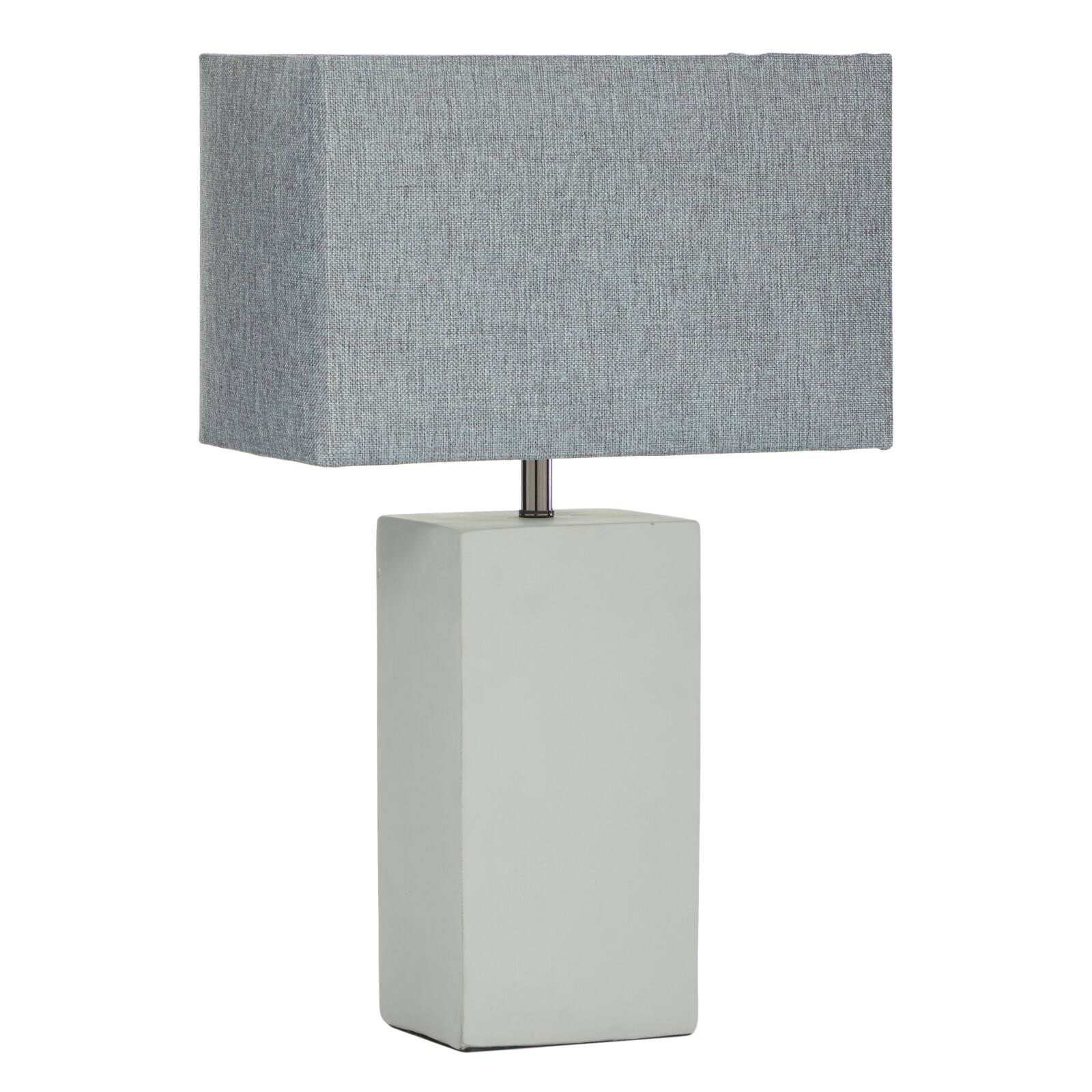 23&#x22; White Ceramic Traditional Table Lamp