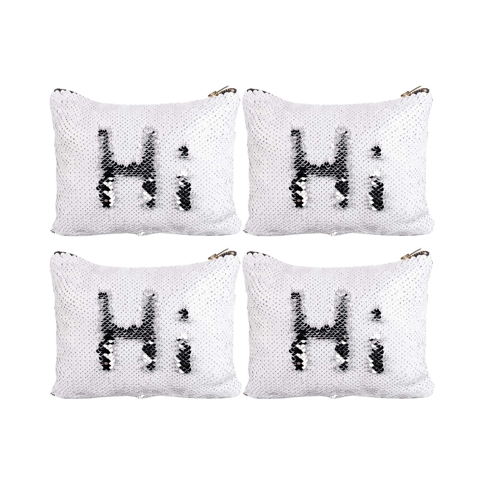 Craft Express 2ct. Sublimation Sequin Makeup Bags