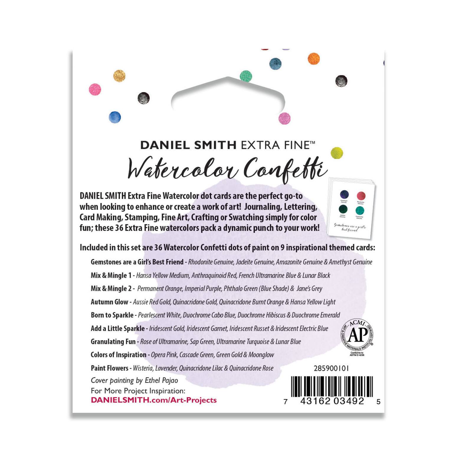 Daniel Smith Extra-Fine&#x2122; Watercolor Confetti Dotcard Set