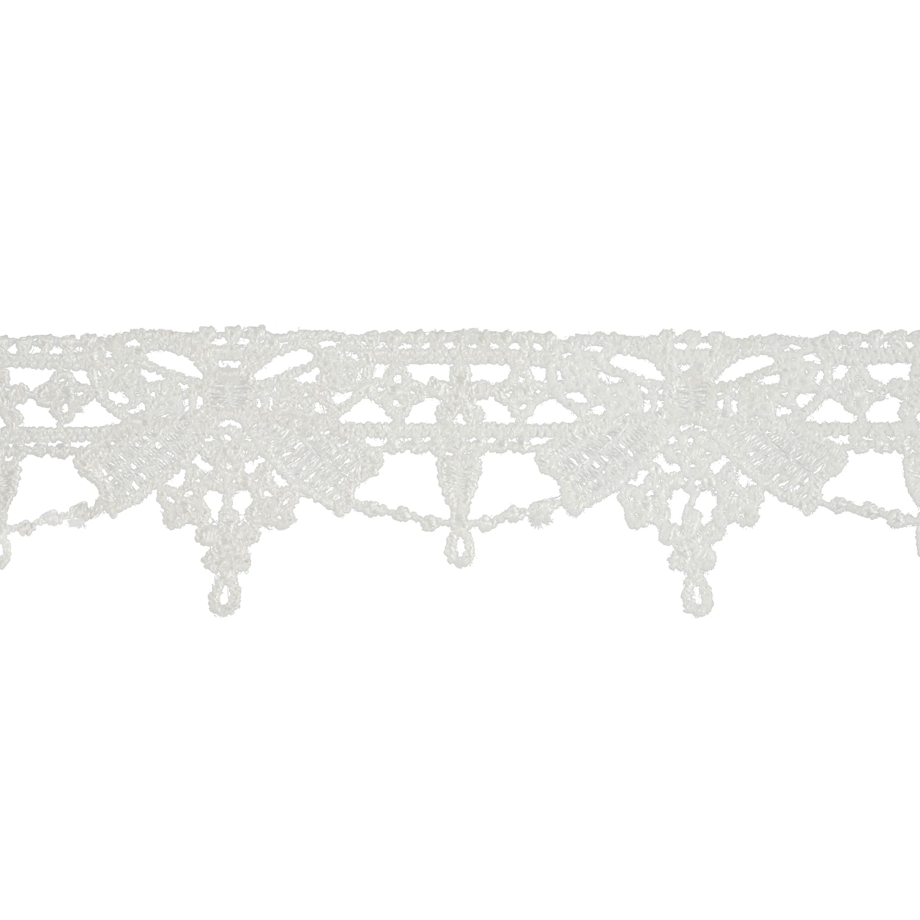 1.375&#x22; x 3yd. Bow Lace Trim Ribbon by Ashland&#xAE; English Romance