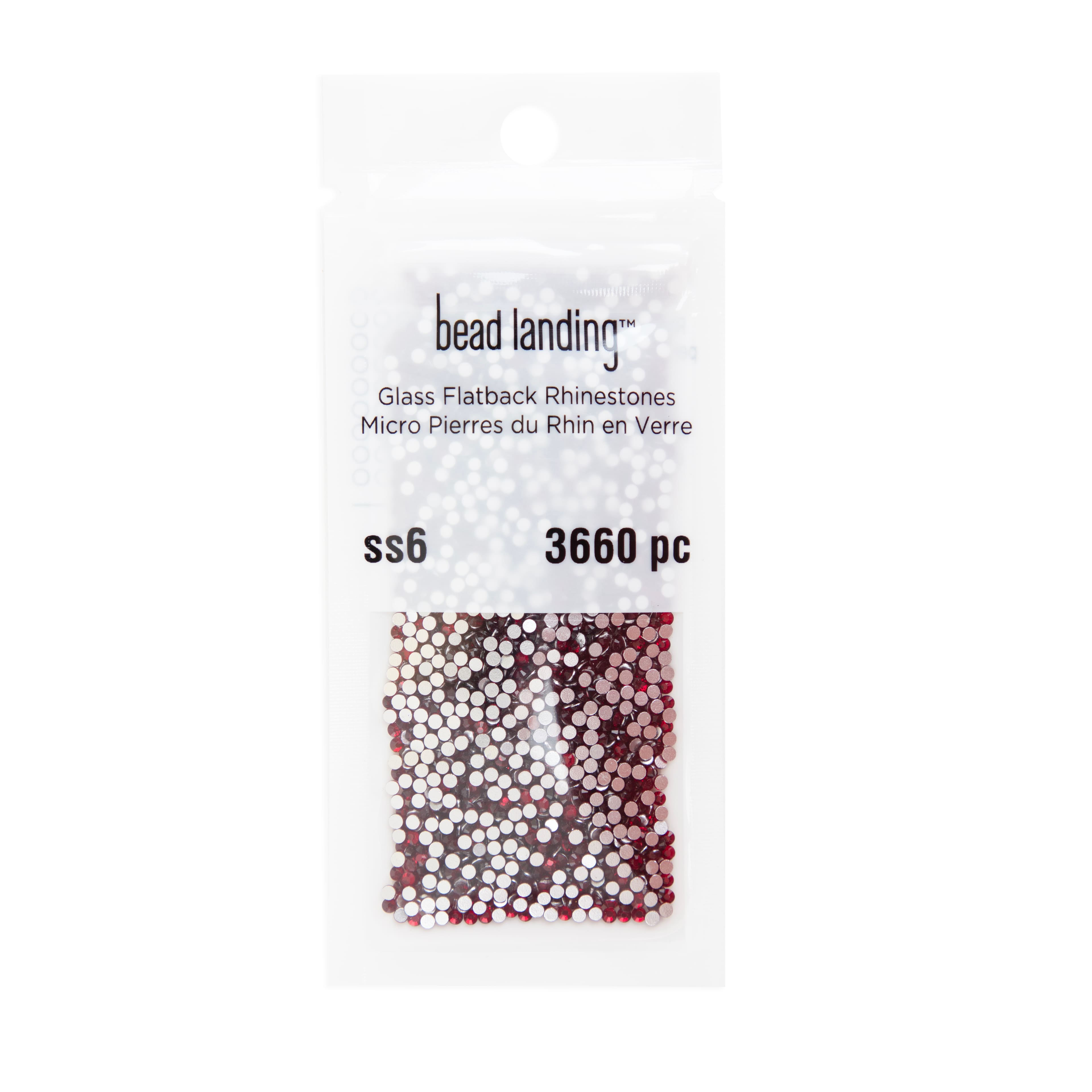 12 Pack: SS6 Glass Flatback Rhinestones by Bead Landing™