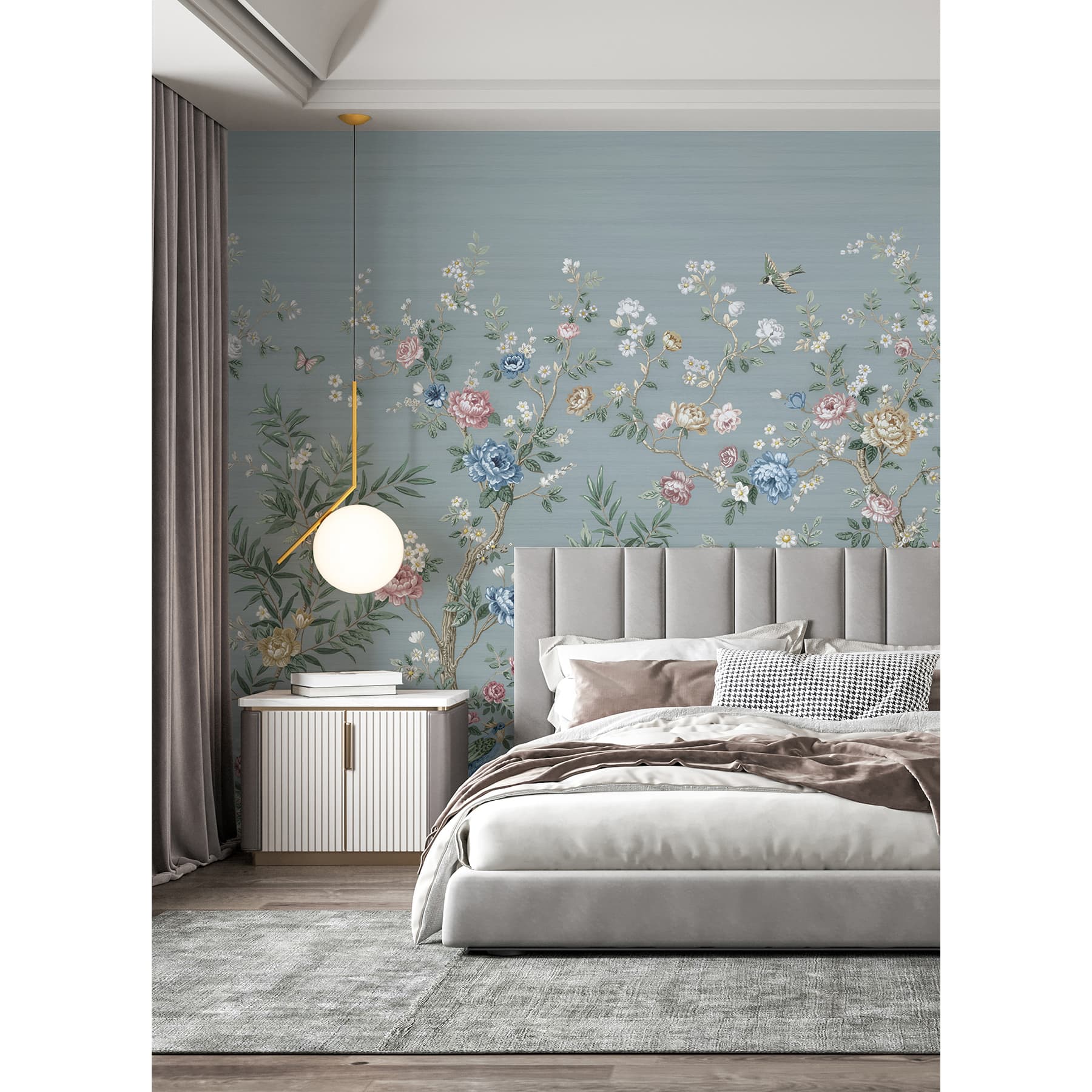 REMIX Walls by Katie Hunt Chinoiserie Wall Mural