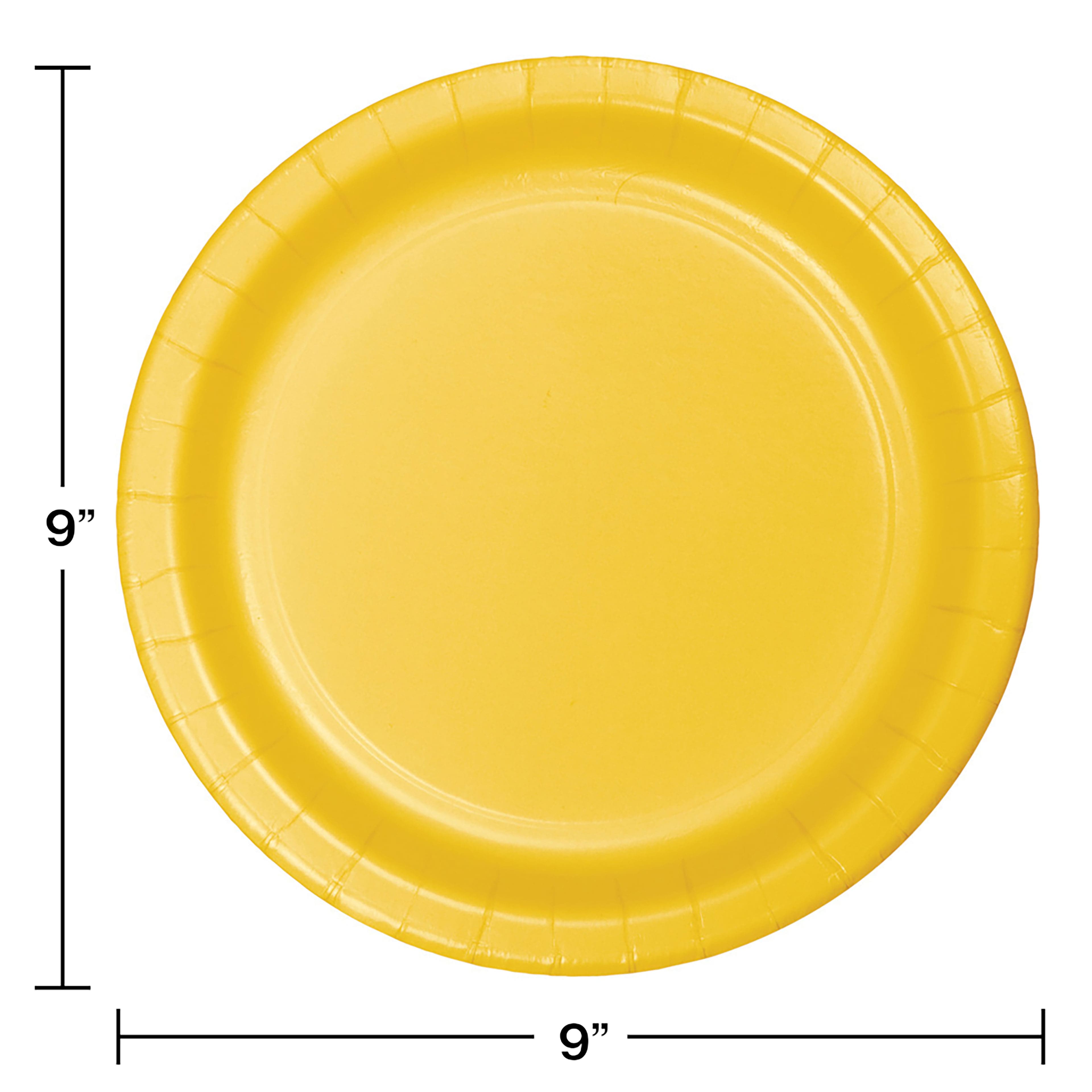 9&#x22; Solid Paper Plates, 24ct.