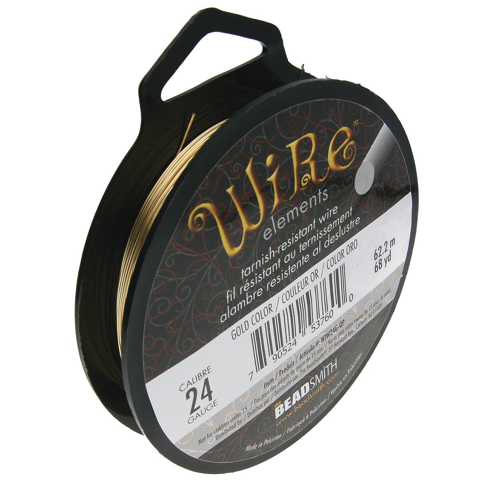The Beadsmith&#xAE; Wire&#x2122; Elements Tarnish-Resistant Wire, 1/4lb.