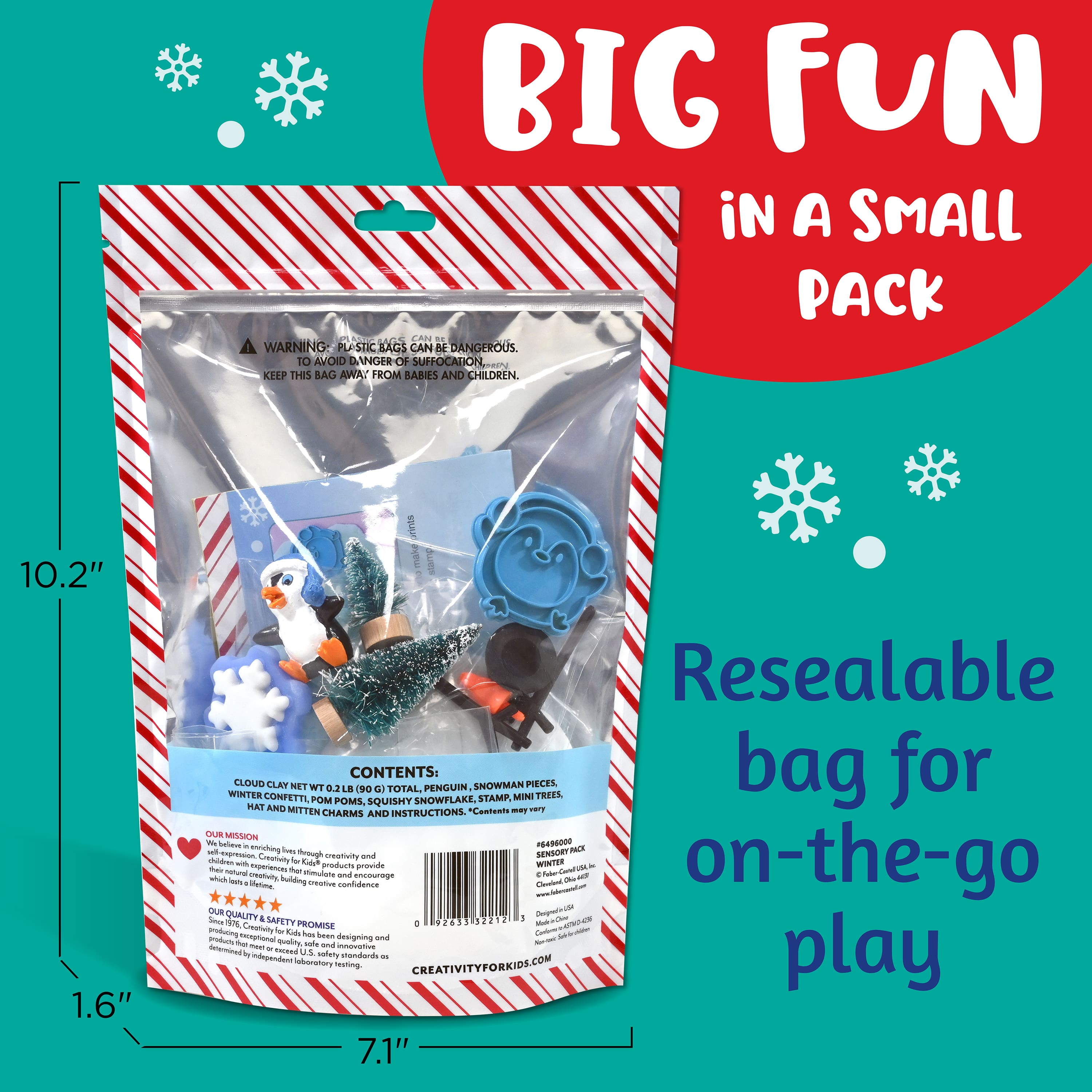 Creativity for Kids&#xAE; Sensory Pack Winter