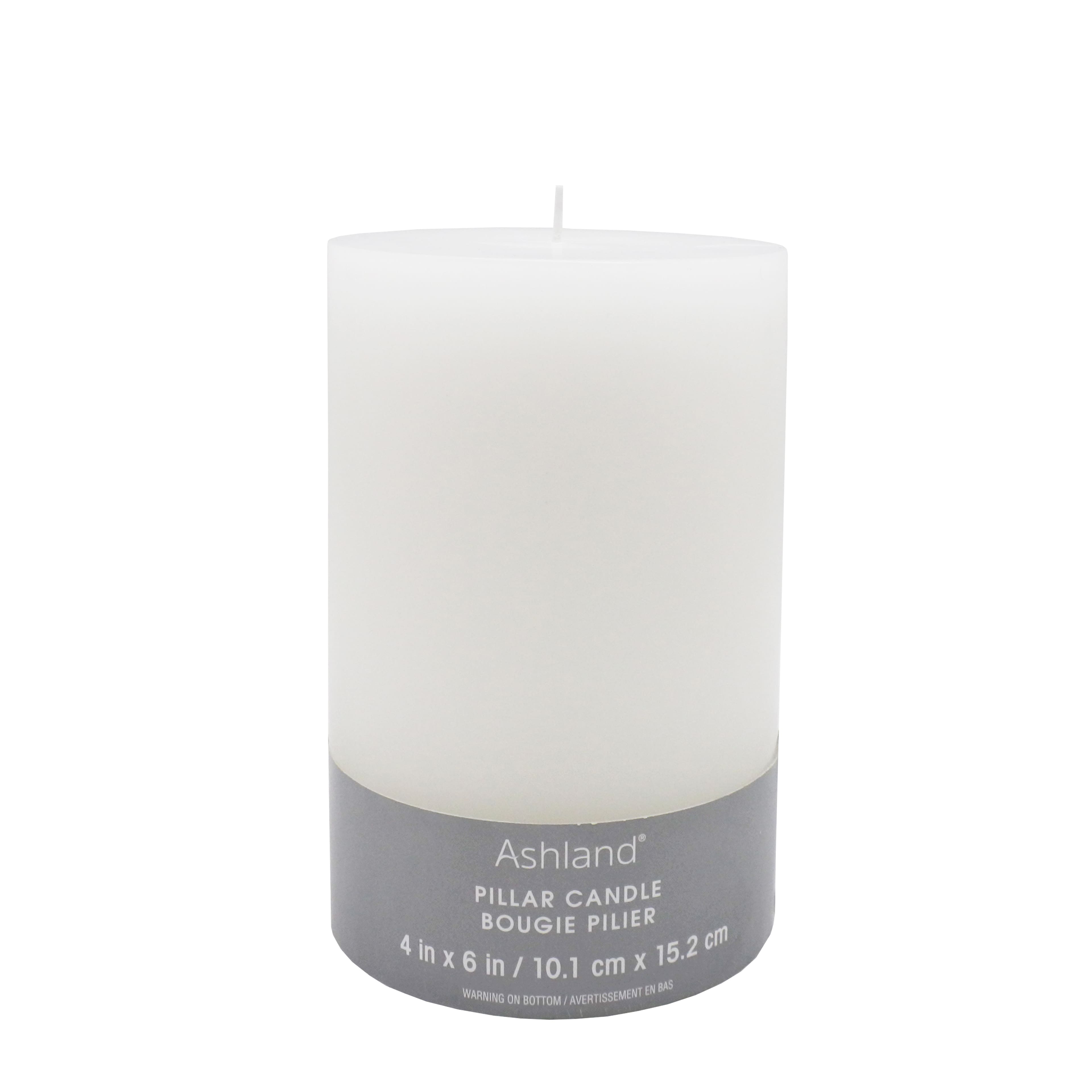 12 Pack: 4" x 6" White Pillar Candle by Ashland®