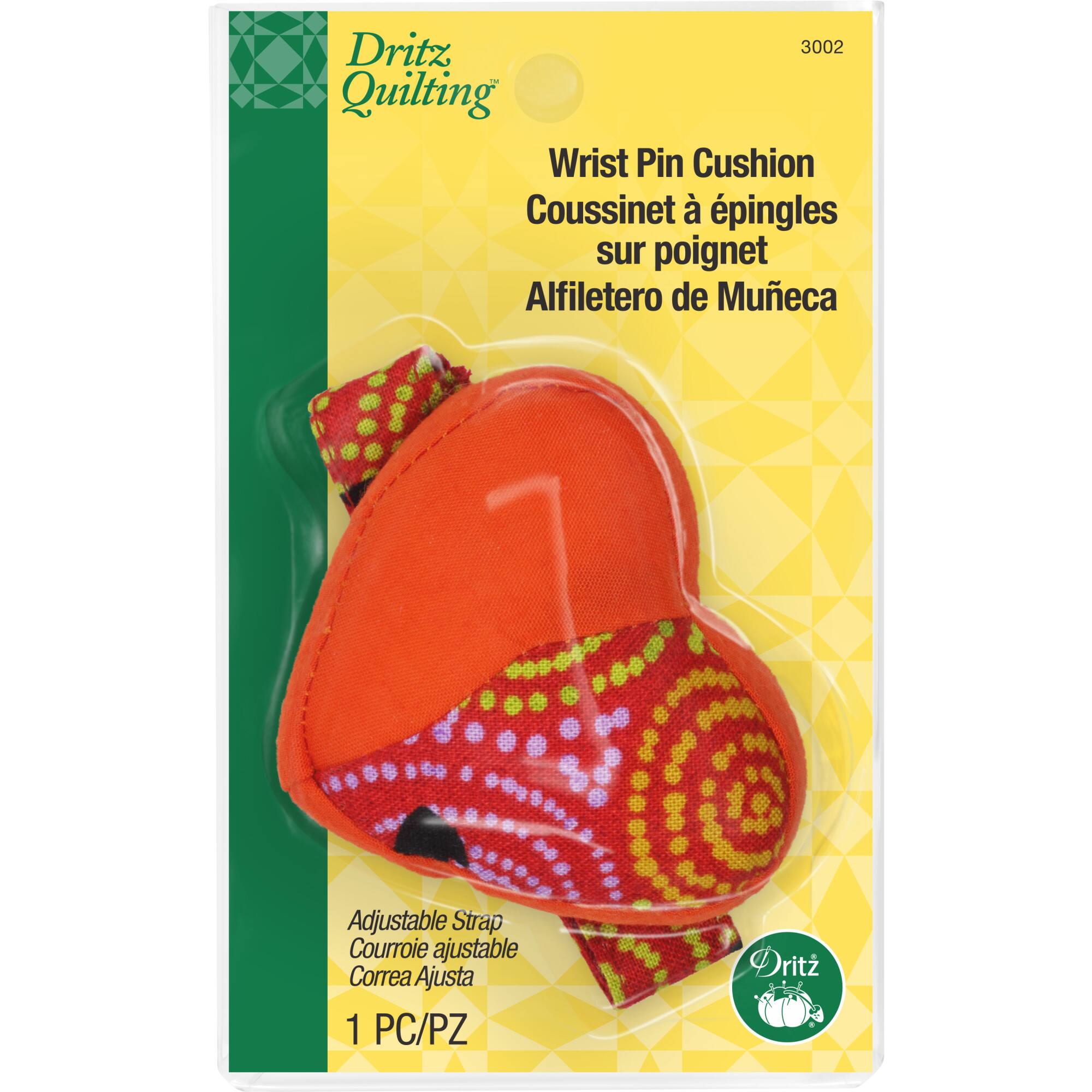 Dritz&#xAE; Adjustable Heart Wrist Pin Cushion, 3ct.