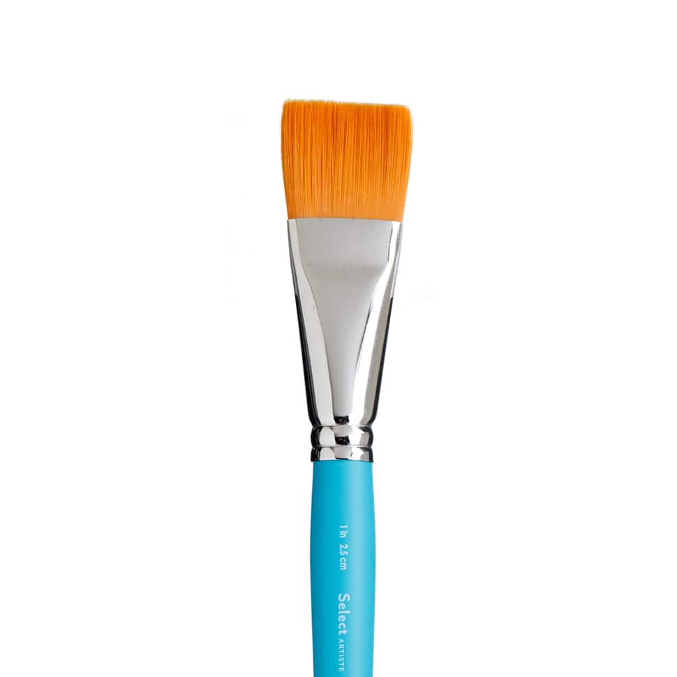 12 Pack: Princeton&#x2122; Select&#x2122; Artiste Series 3750 Short Handle Flat Wash Brush