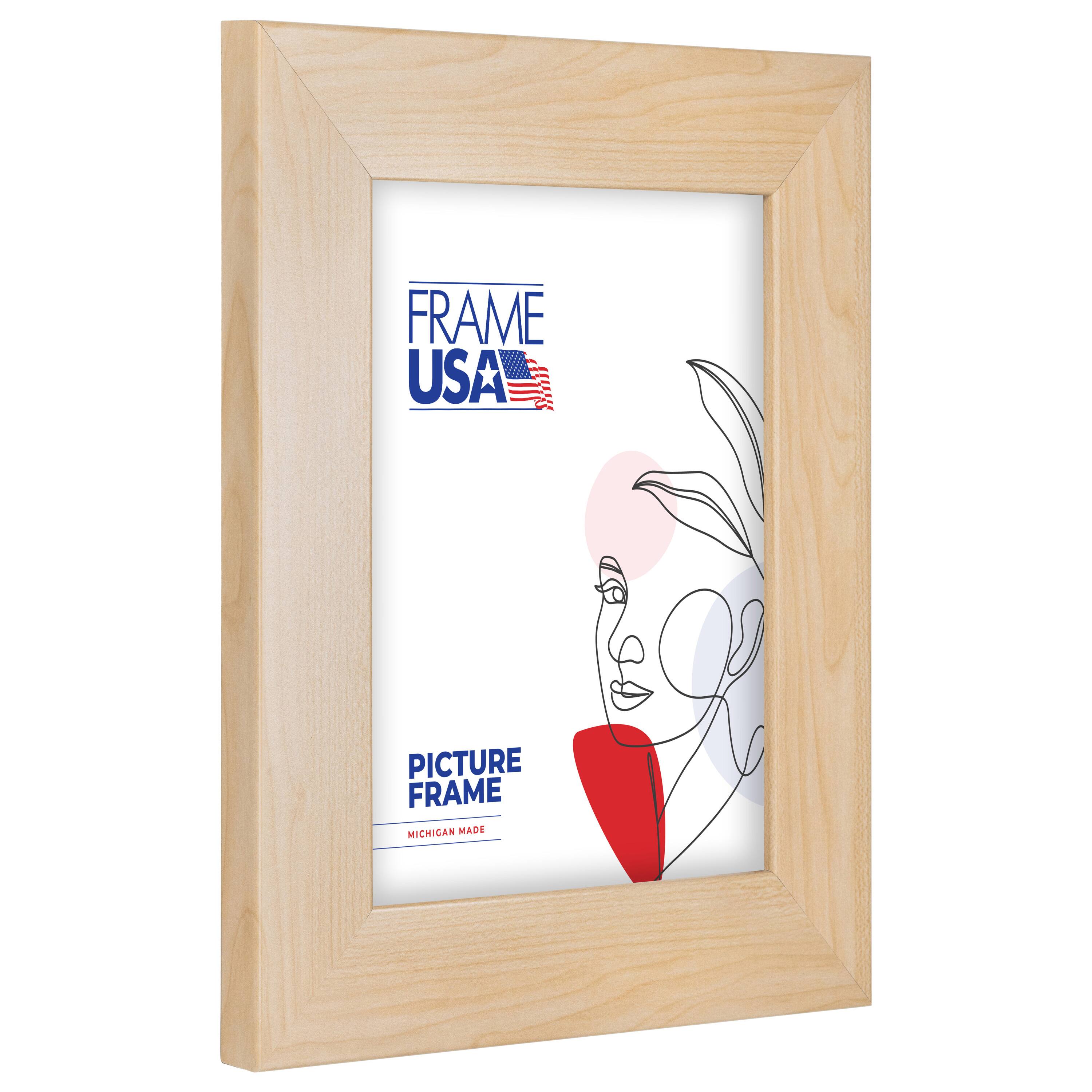 Frame USA Corporate Wide American Maple Single Image Picture Frame
