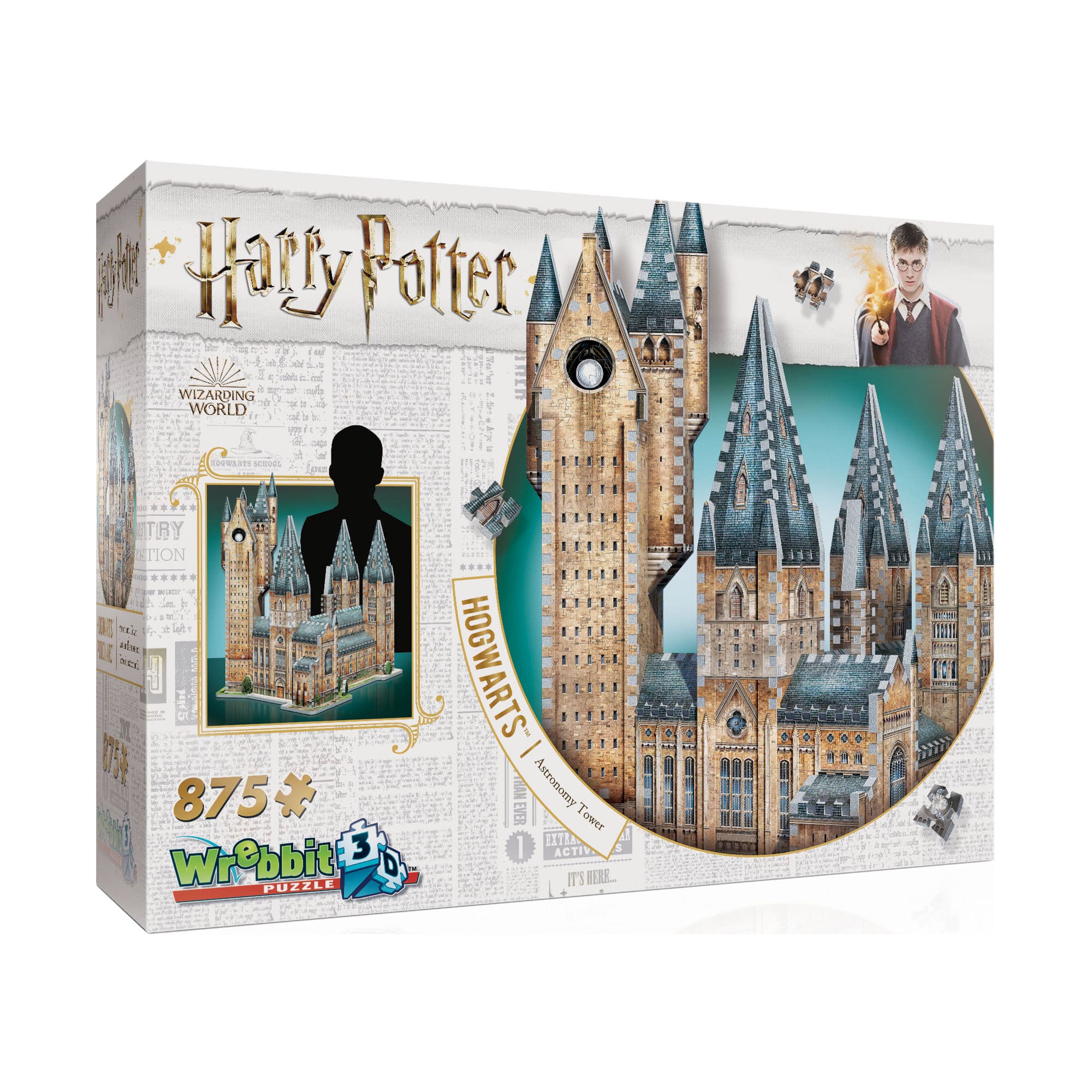 Harry Potter&#x2122; Hogwarts&#x2122; Astronomy Tower 875 Piece 3D Puzzle