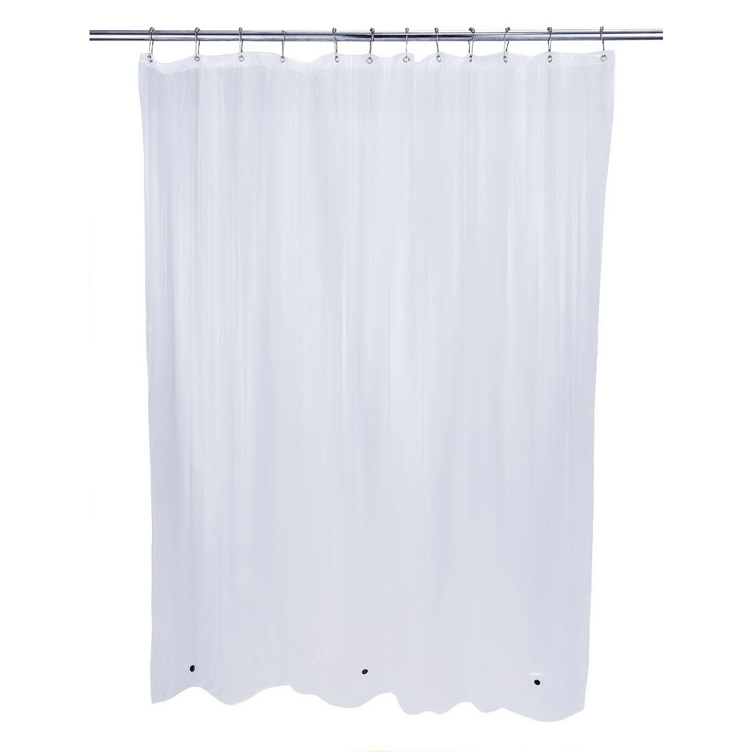 Bath Bliss Eco-Friendly Mildew Resistant Shower Liner in Clear