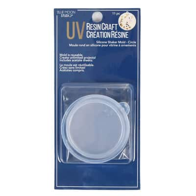 Blue Moon Studio™ UV Resin Craft Silicone Circle Shaker Mold