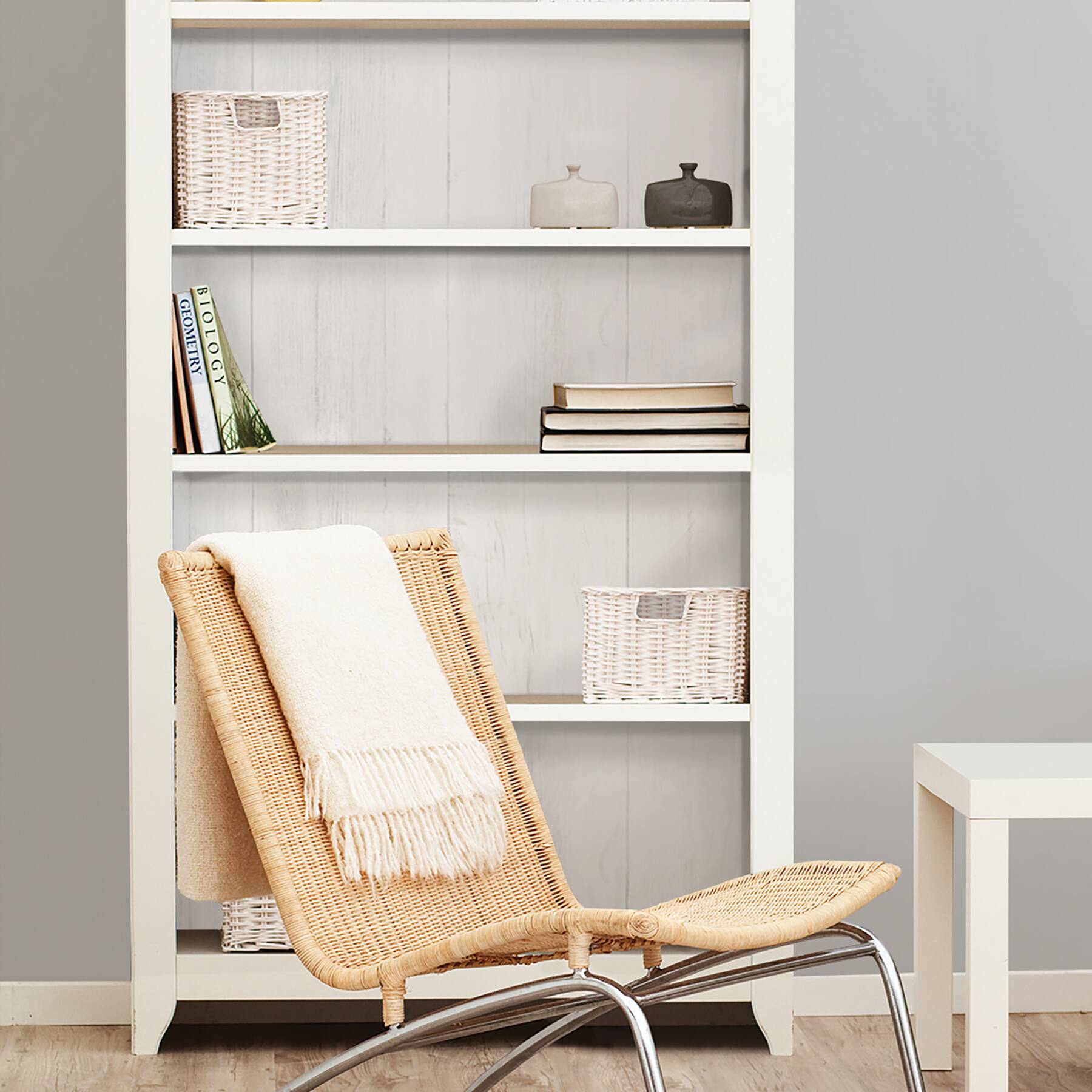NuWallpaper Reclaimed Shiplap Peel &#x26; Stick Wallpaper