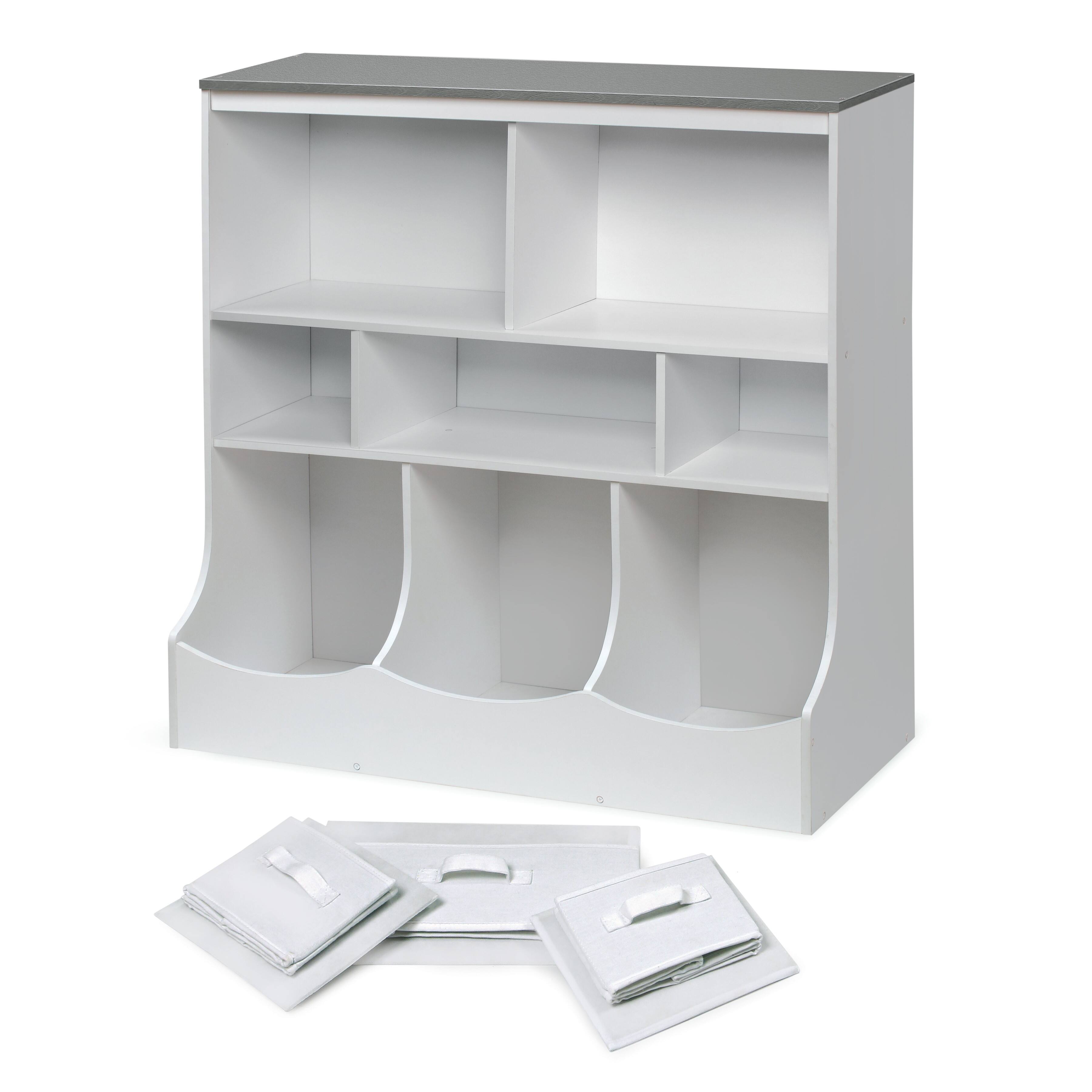Badger Basket Combo Bin Storage Unit With Three Baskets