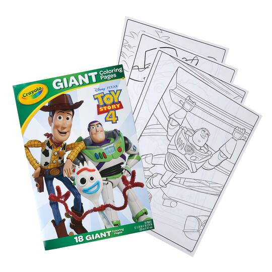 Crayola Disney Pixar Toy Story 4 Giant Coloring Pages Michaels