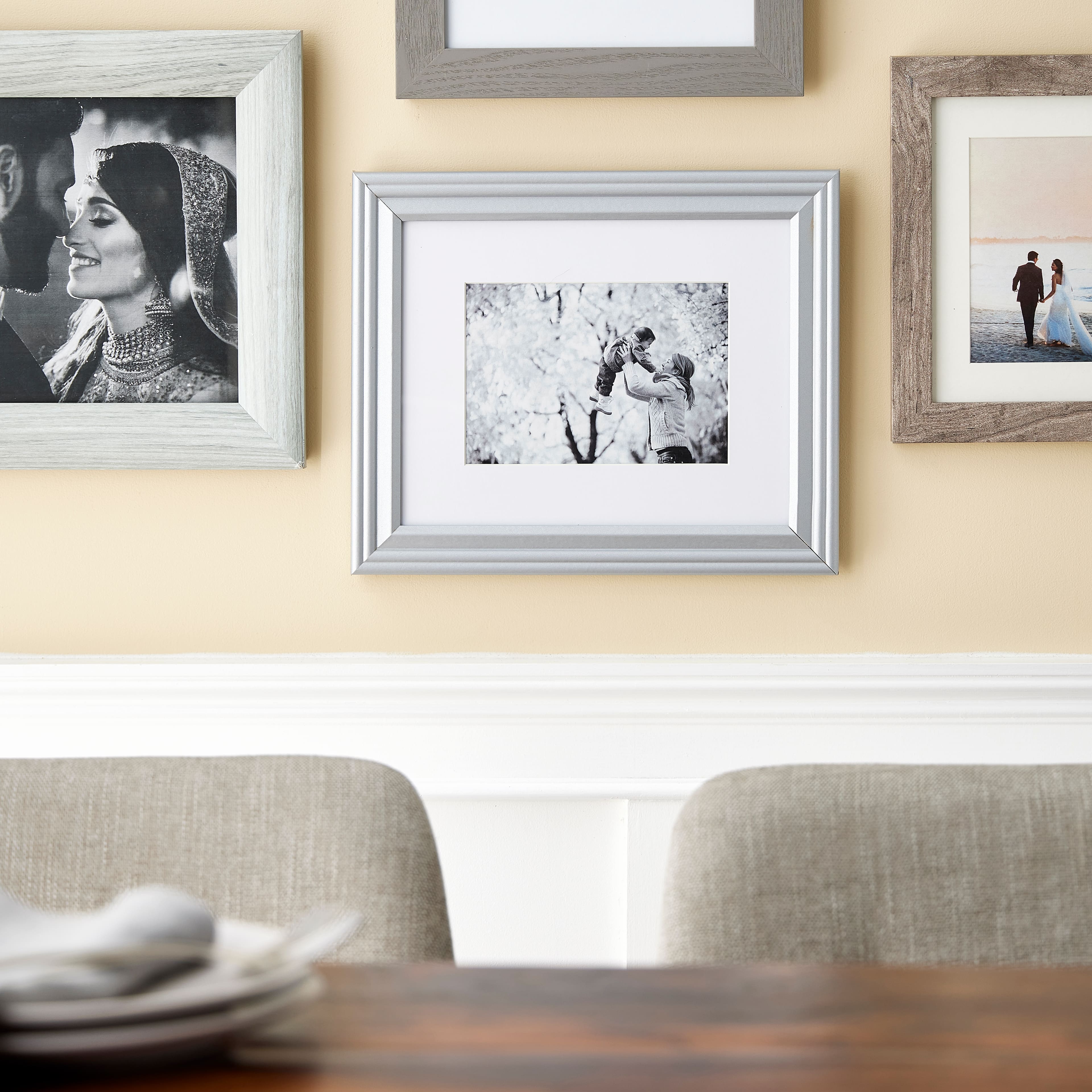 6 Pack: Silver Frame with Mat, Lifestyles by Studio Décor®