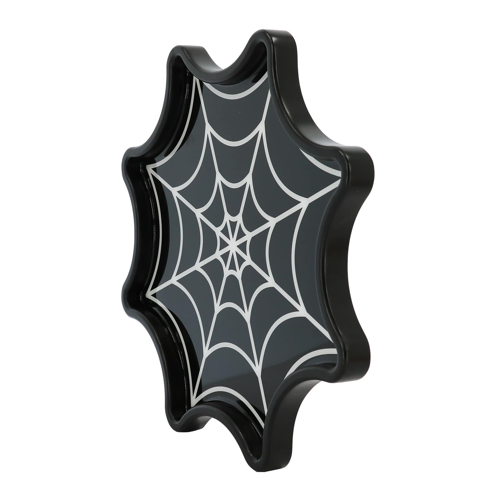 16&#x22; Black Spider Web Tray by Ashland&#xAE;