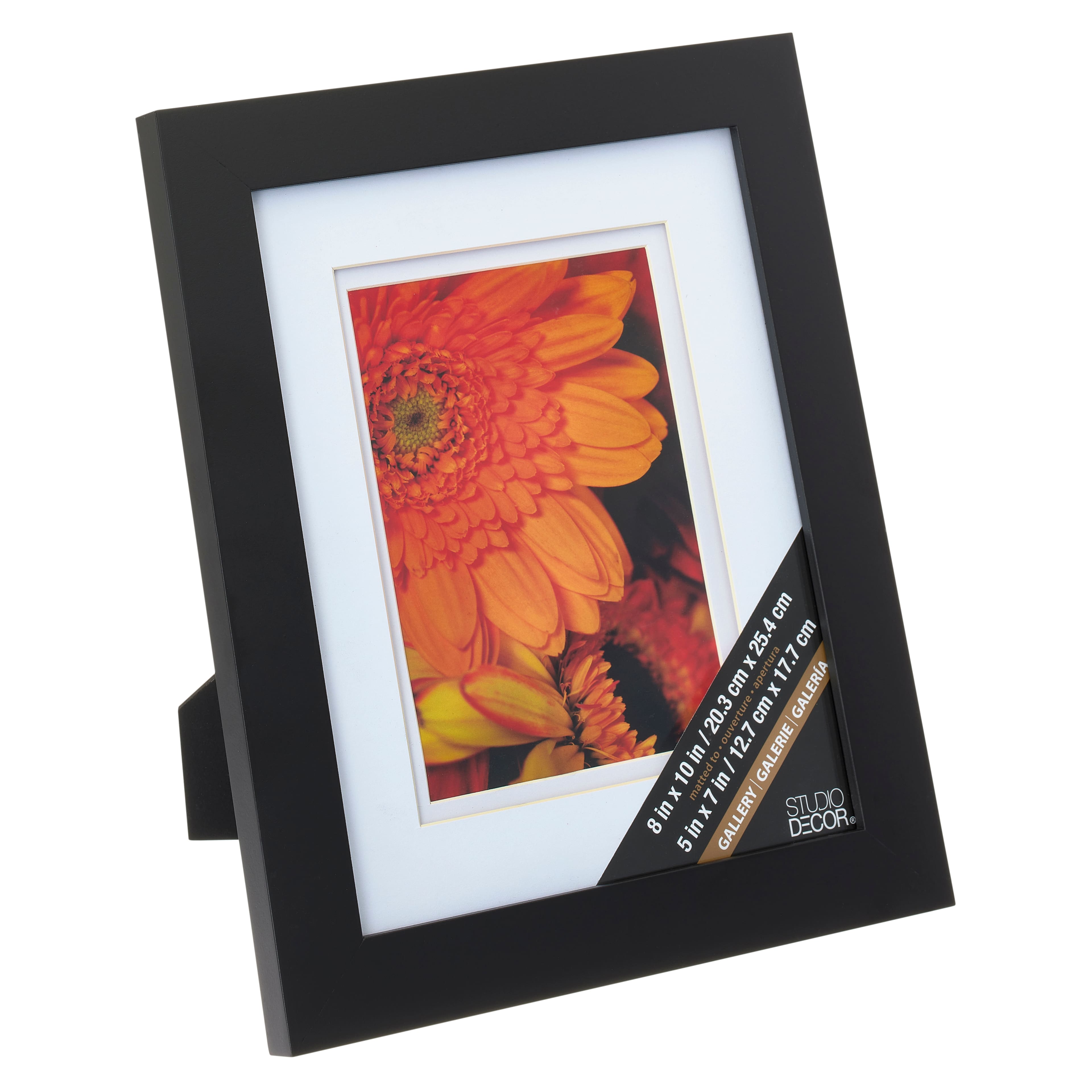 8 Pack: Black 5&#x22; x 7&#x22; Gallery Frame with Double Mat by Studio D&#xE9;cor&#xAE;