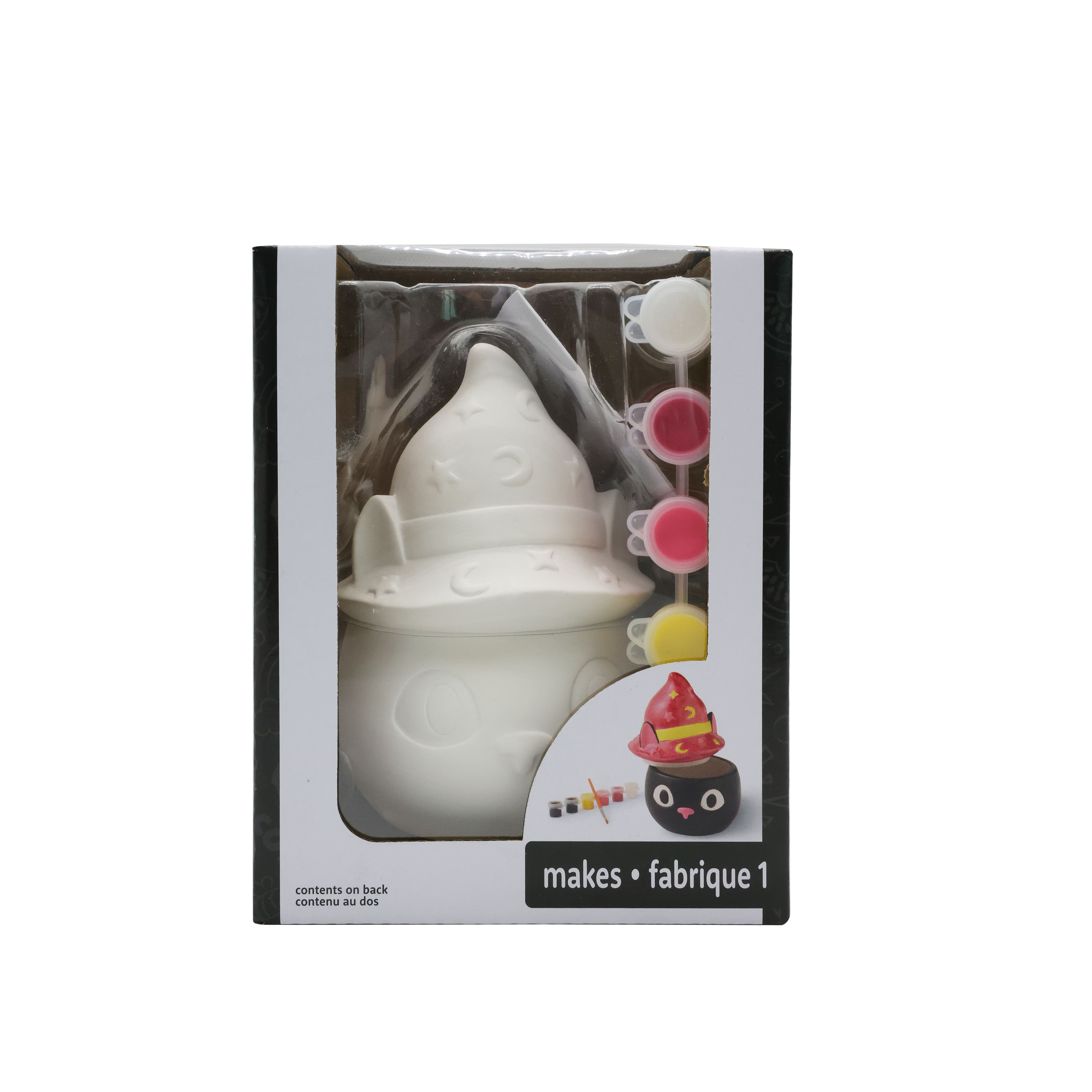 Witch Hat Ceramic Trinket Jar Kit by Creatology&#x2122;